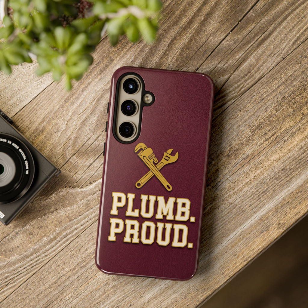 Plumb. Proud. Varsity Print Phone Case - Samsung & iPhone Series