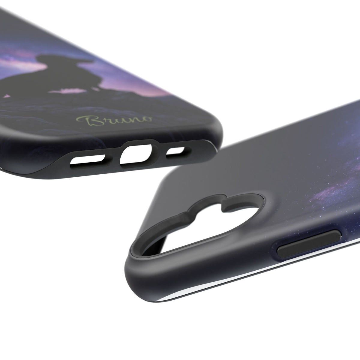 Personalized Dachshund Starry Night Phone Case — Wireless Charging Cover