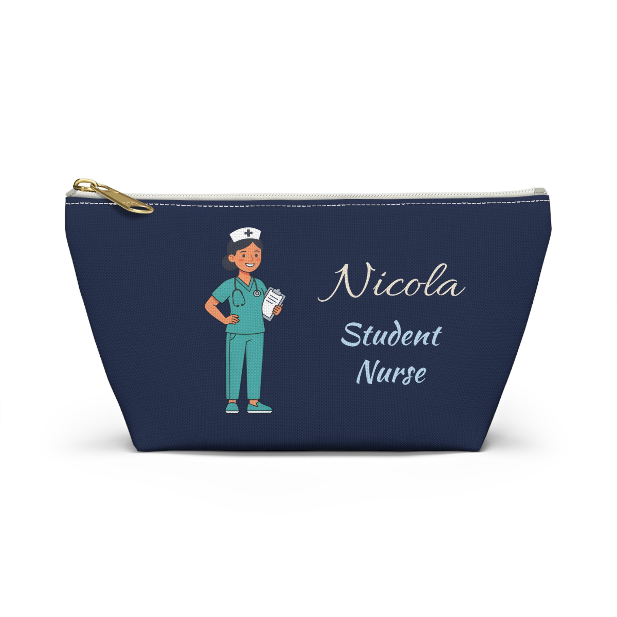Personalized Student Nurse Pouch | Custom Name Cosmetic Bag