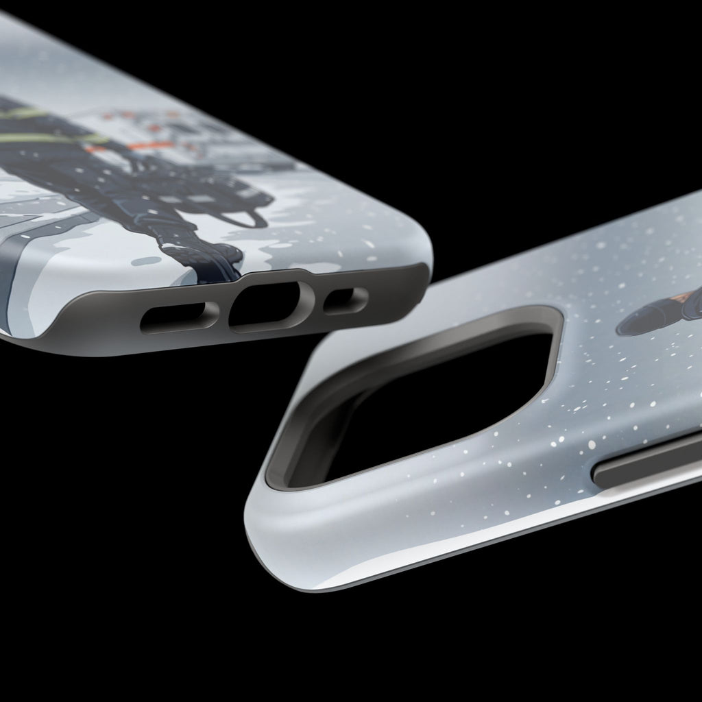 Bold Paramedic/EMT Portrait Phone Case — Magnetic Wireless Charging Cover
