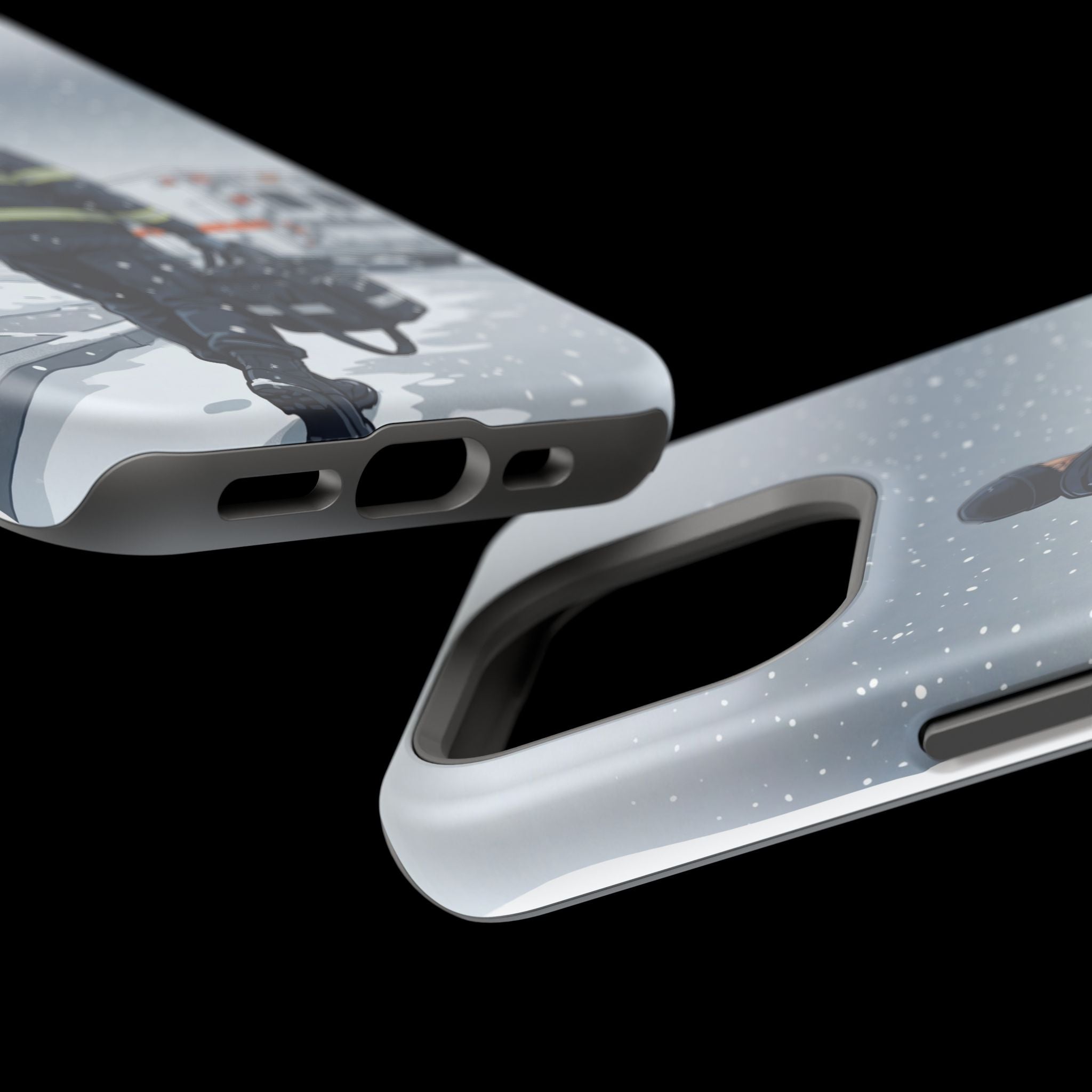 Bold Paramedic/EMT Portrait Phone Case — Magnetic Wireless Charging Cover
