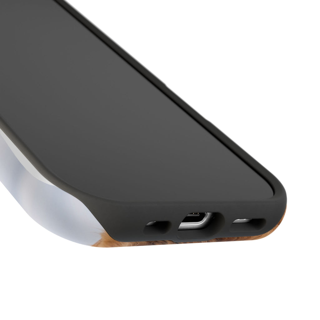 Golden Retriever Phone Case — Impact-Resistant Wireless Charging Cover