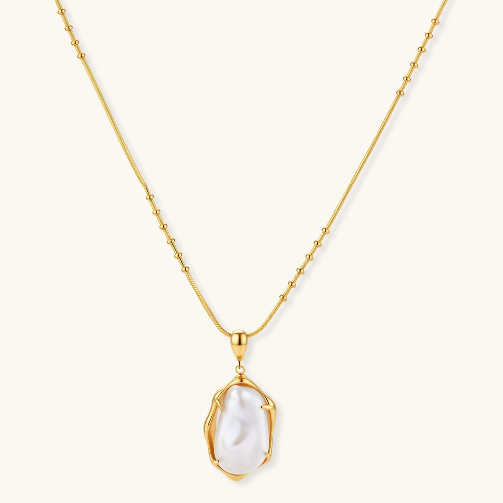Baroque Pearl Pendant Necklace