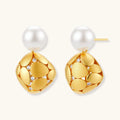 Petal Drop Pearl Earrings