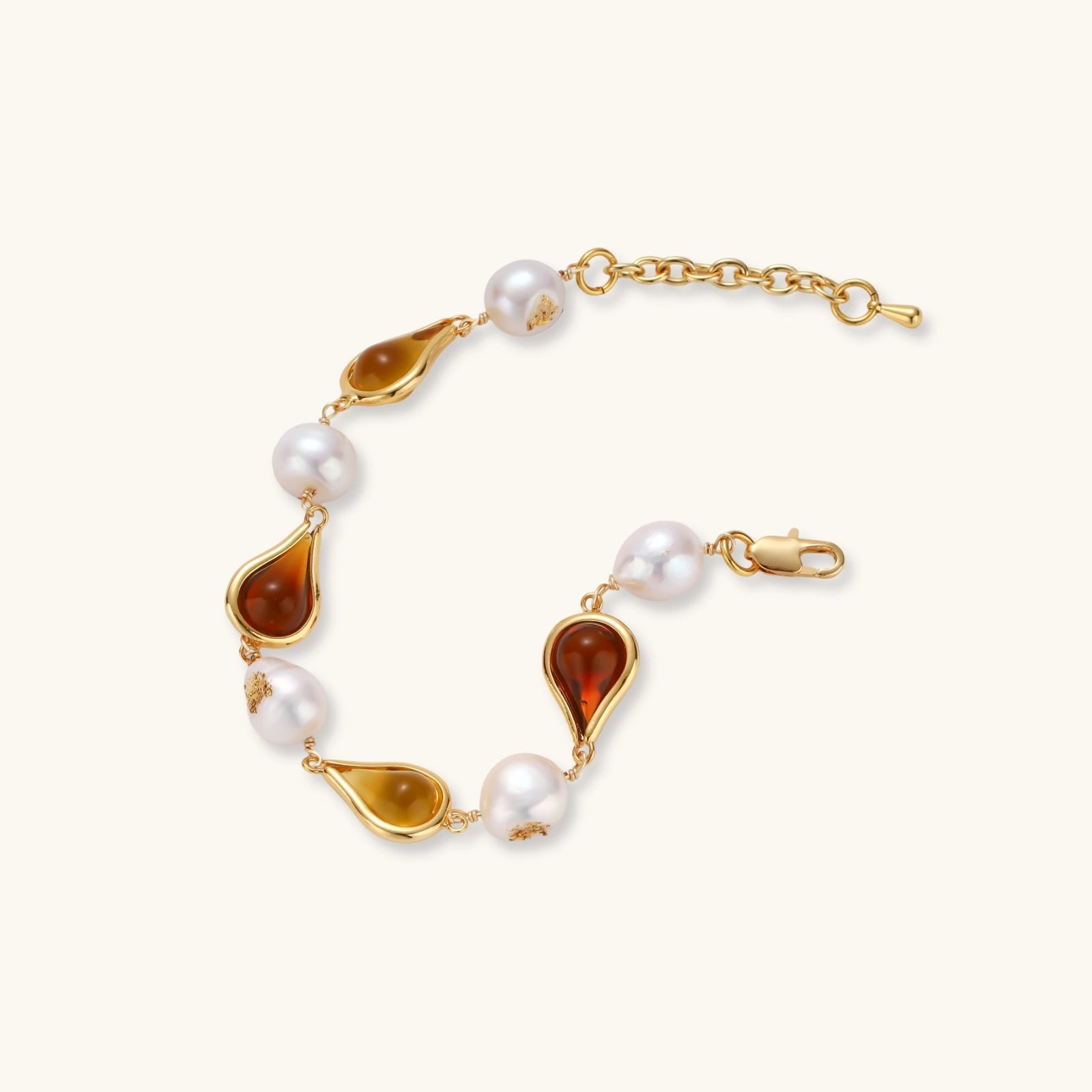 Golden Teardrop Bracelet