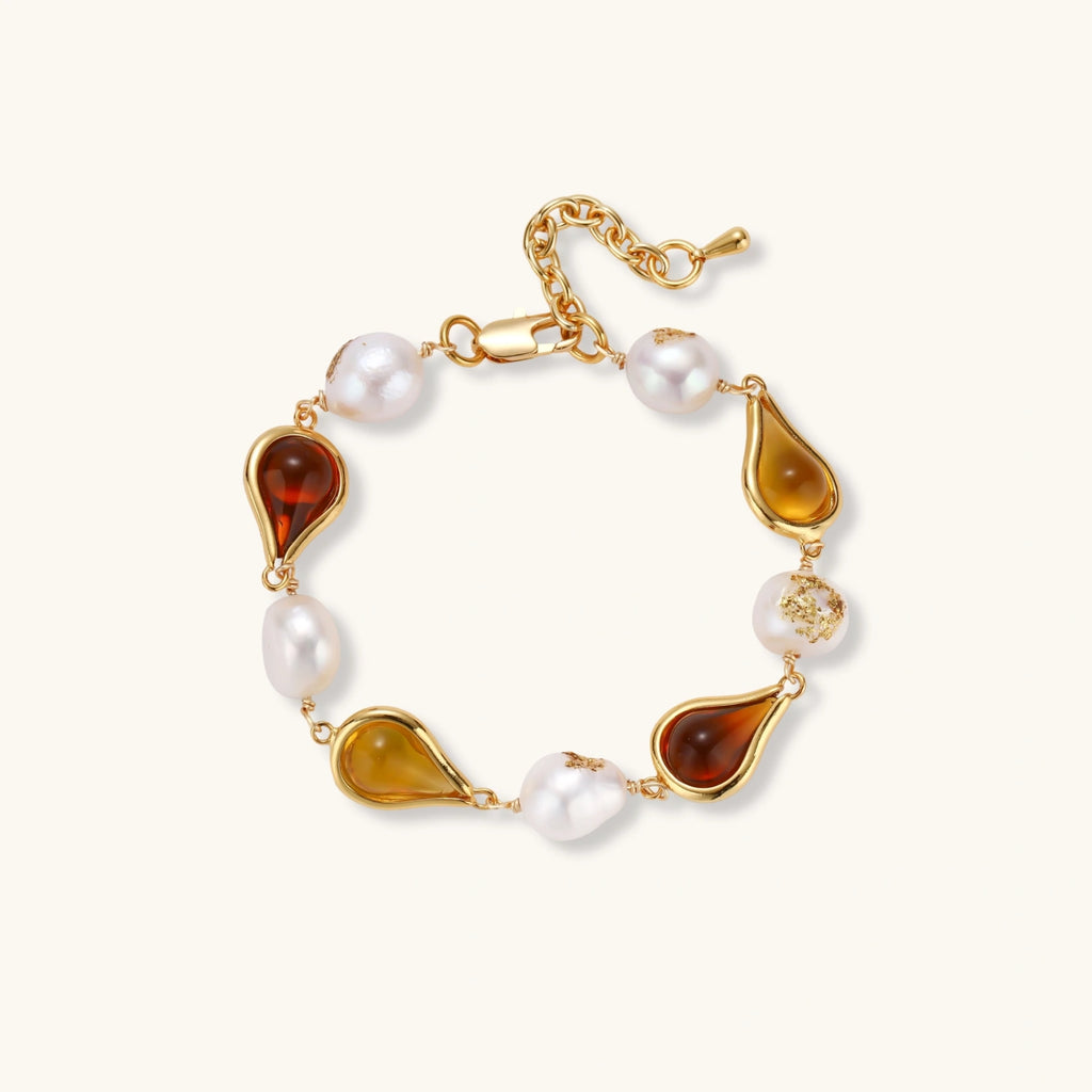 Golden Teardrop Bracelet