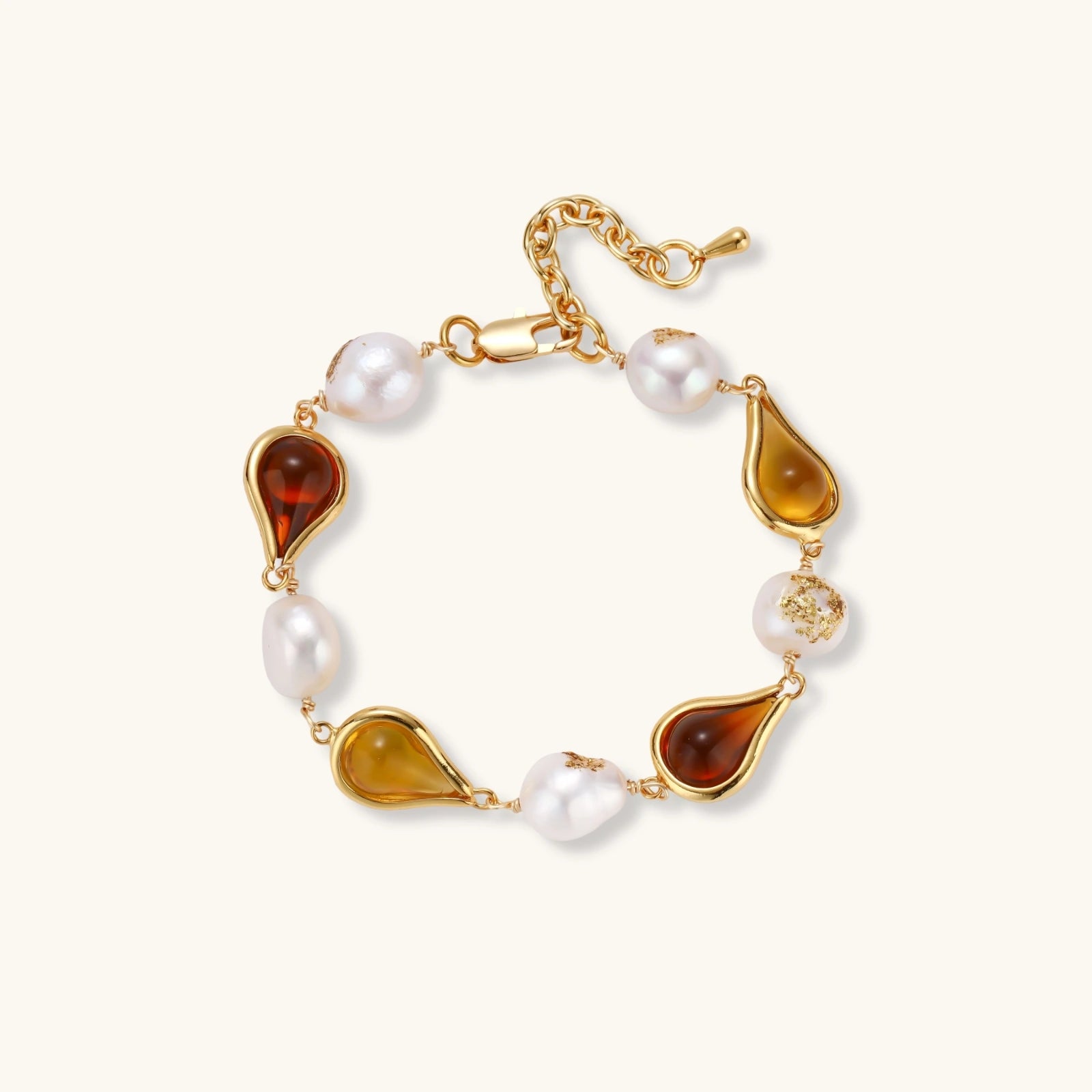 Golden Teardrop Bracelet