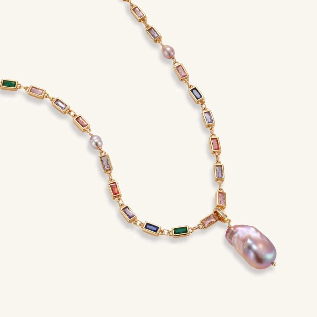 Rainbow Statement Necklace