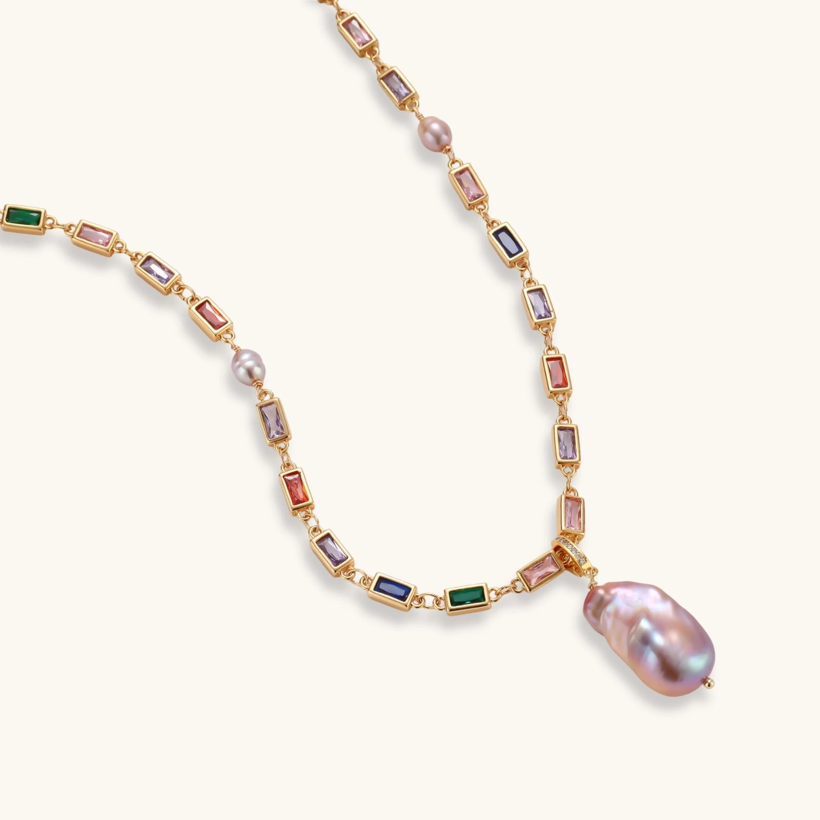 Rainbow Statement Necklace