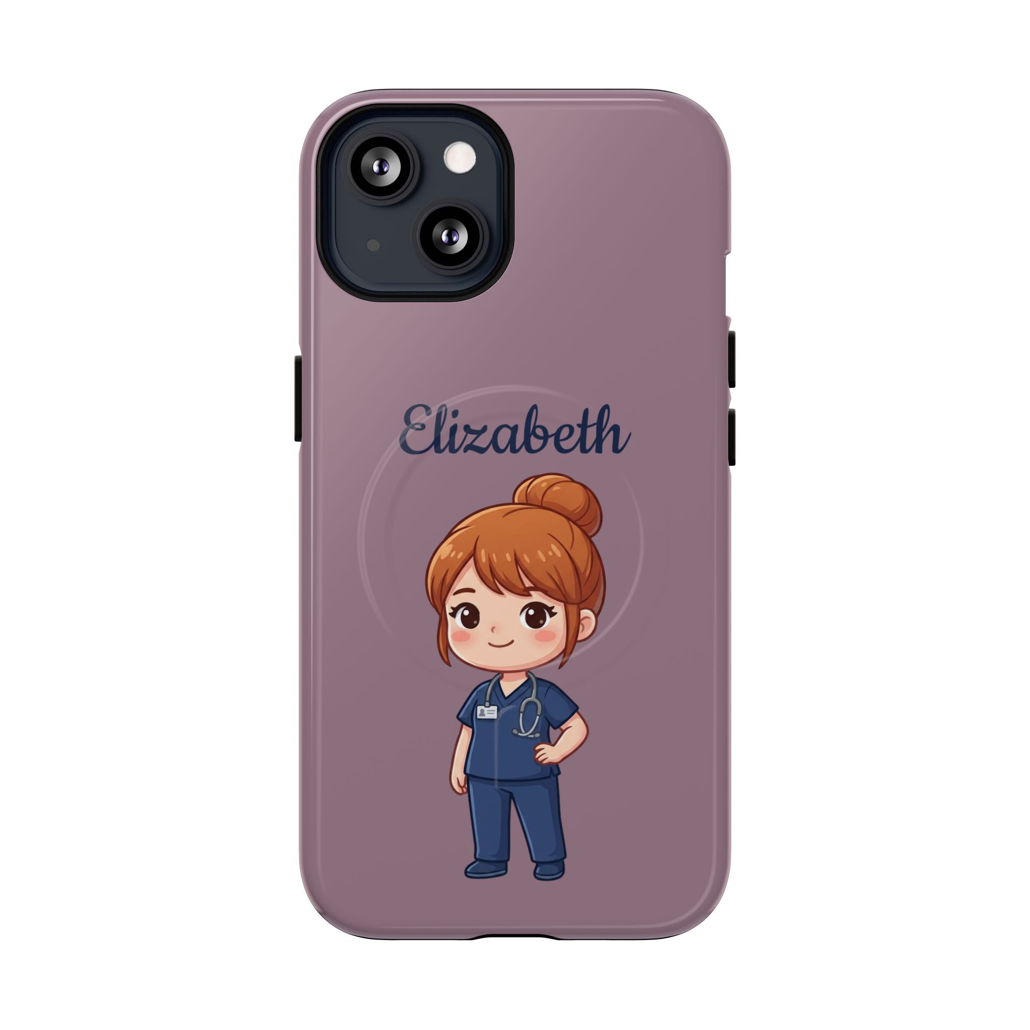 Personalized Nurse Phone Case with Custom Name | MagSafe Compatible iPhone Case