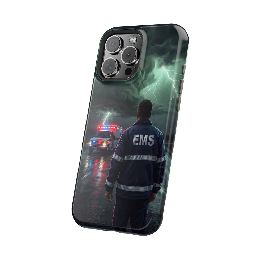 EMS Green Storm City Phone Case — Magnetic Wireless Charging Cover