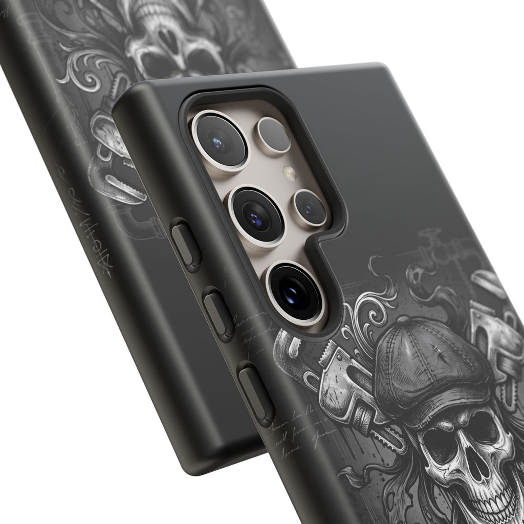 Gothic Skull Plumber Phone Case - Samsung & iPhone Series
