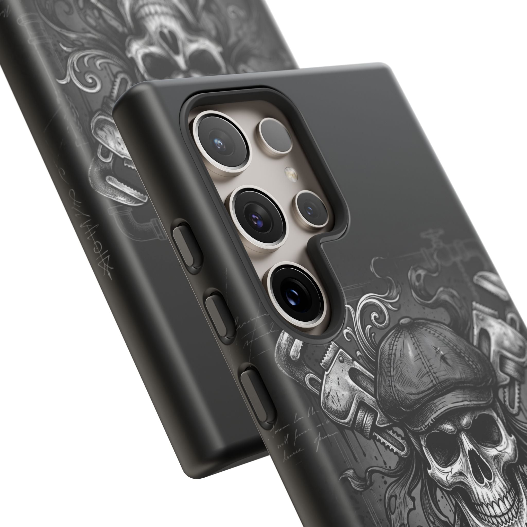 Gothic Skull Plumber Phone Case - Samsung & iPhone Series