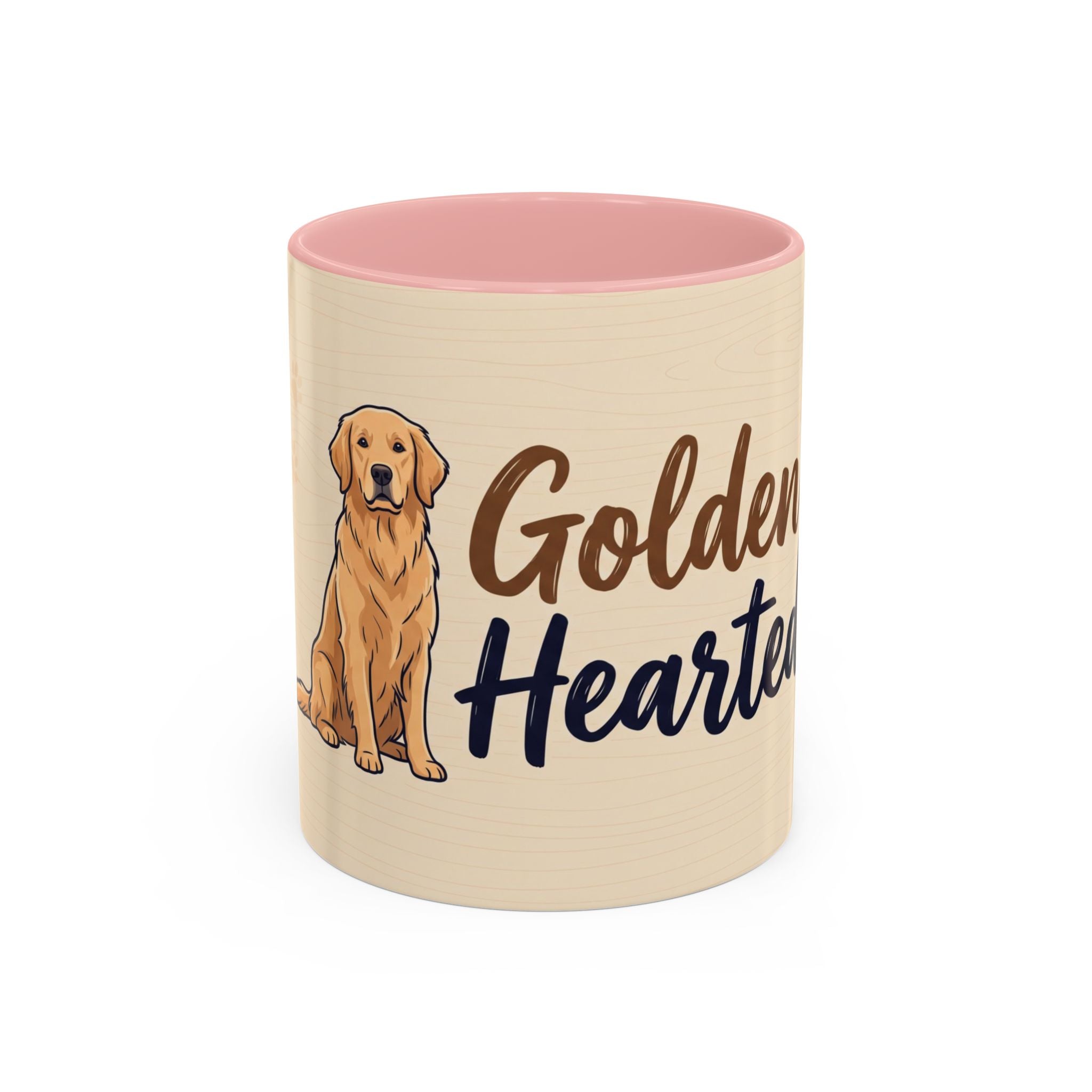 Golden Hearted Mug | Golden Retriever Lover Gift | Cute Dog Coffee Mug
