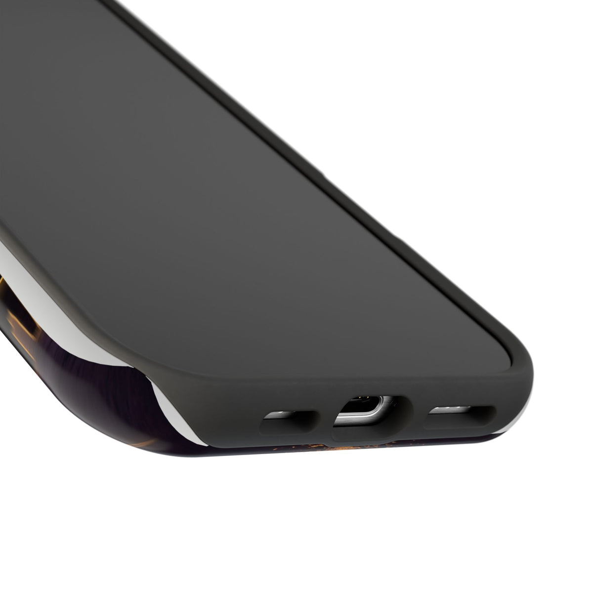 EMS Badge Sunset Skyline Phone Case — Magnetic Wireless Charging Cover