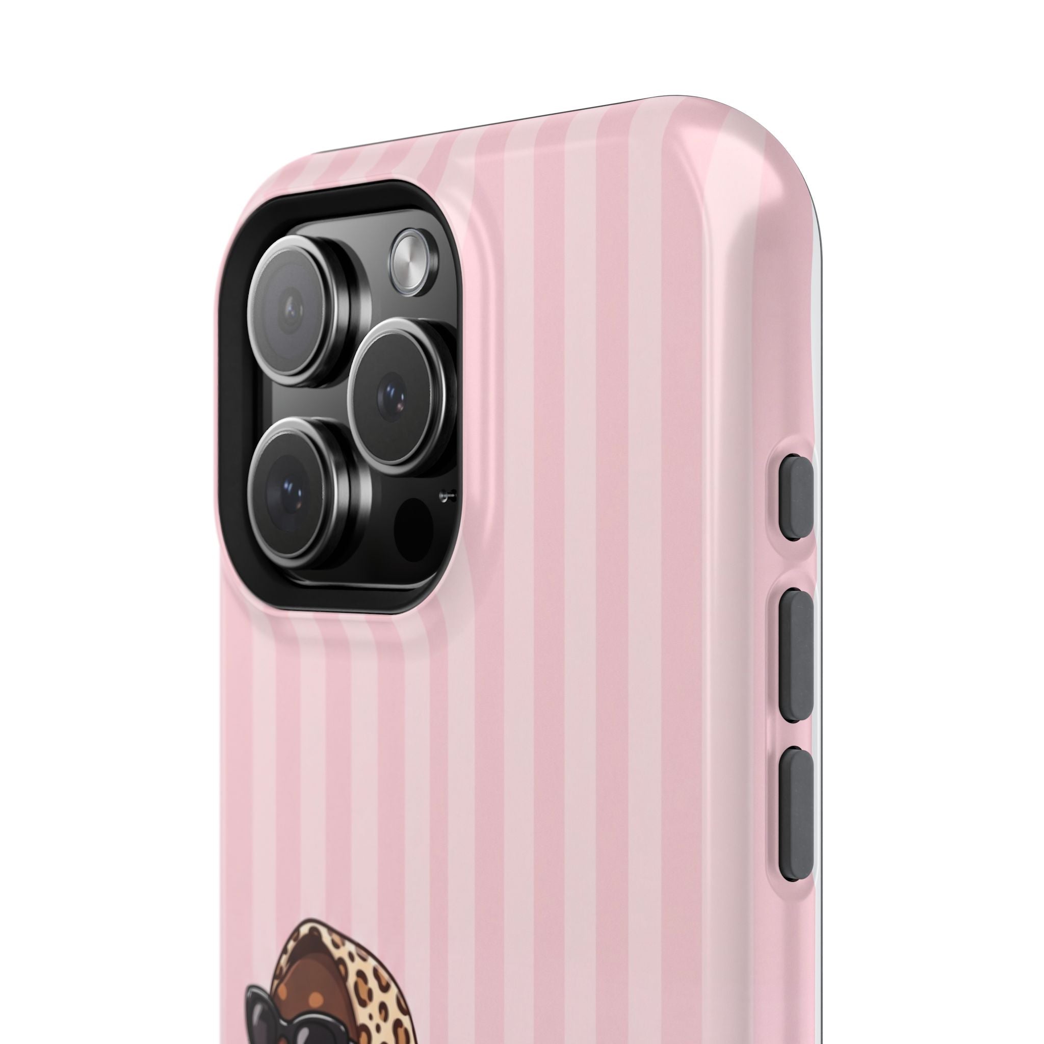 Preppy Dachshund Phone Case — Impact-Resistant Wireless Charging Cover