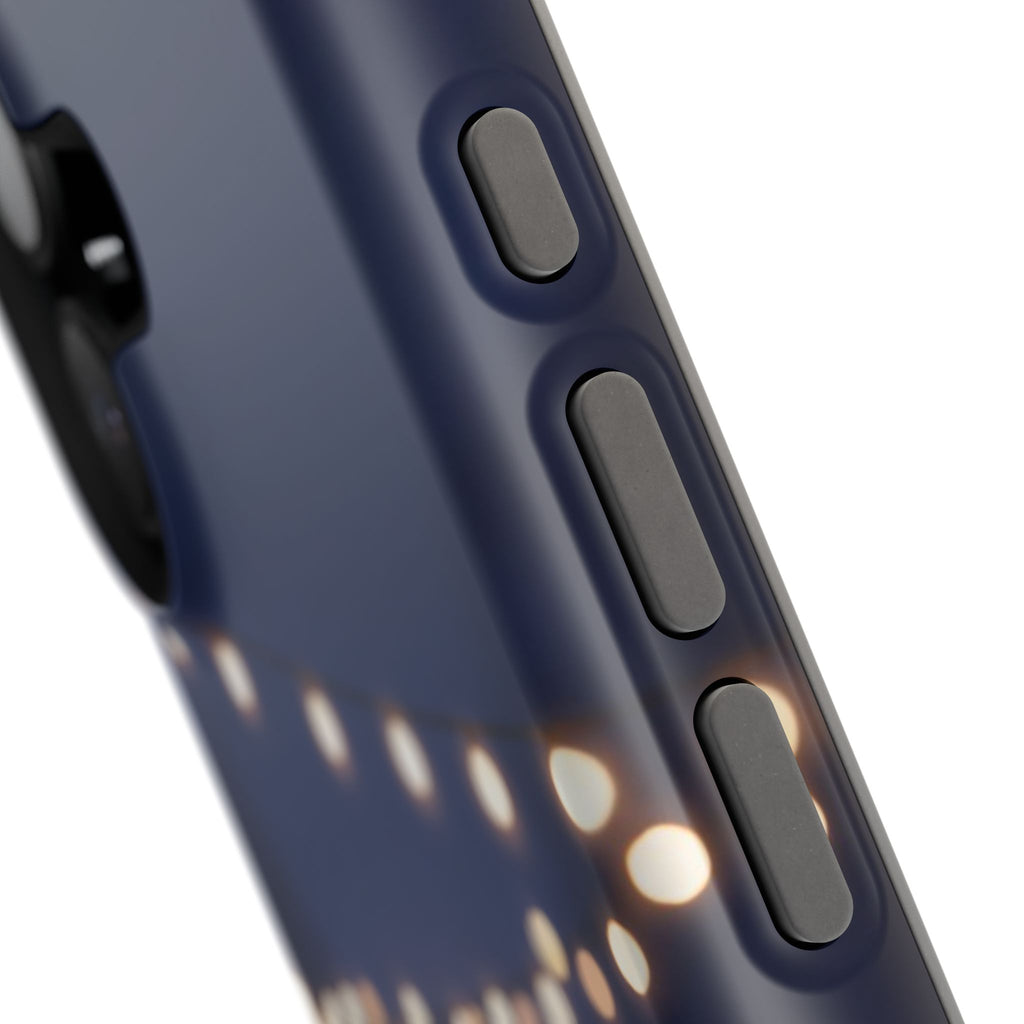 Personalized Dachshund Fairy Lights Phone Case — Wireless Charging Cover