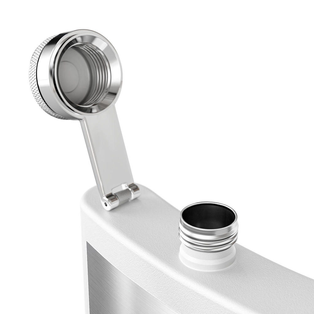 Flask — "Residential Plumber: Homes I've Saved" 6oz Stainless Steel Hip Flask