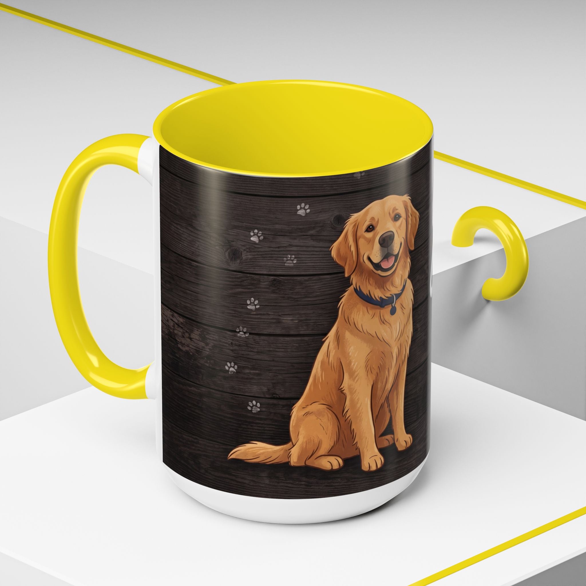 Proud Golden Dad Mug | Golden Retriever Lover Gift | Dog Dad Coffee Mug