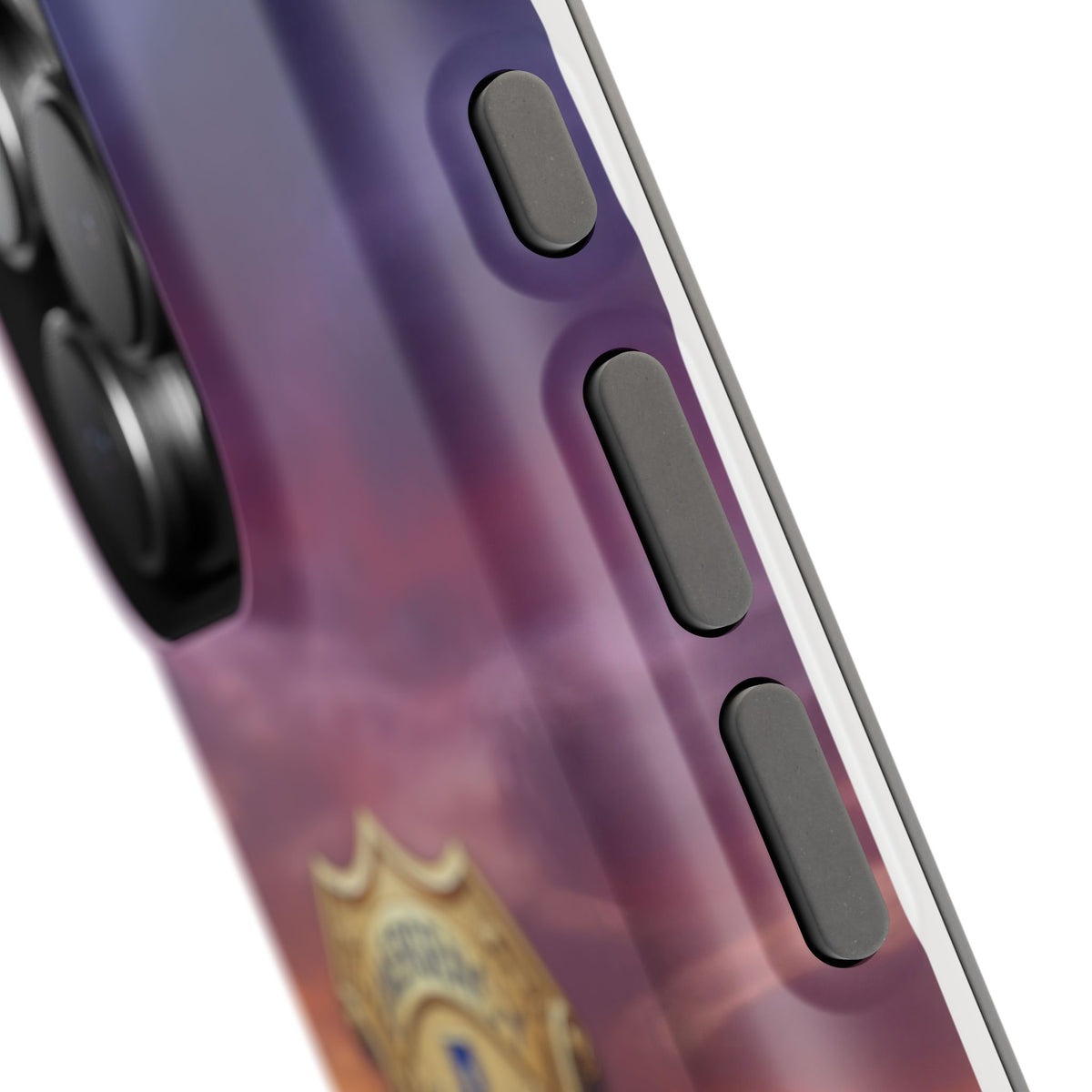 EMS Badge Sunset Skyline Phone Case — Magnetic Wireless Charging Cover