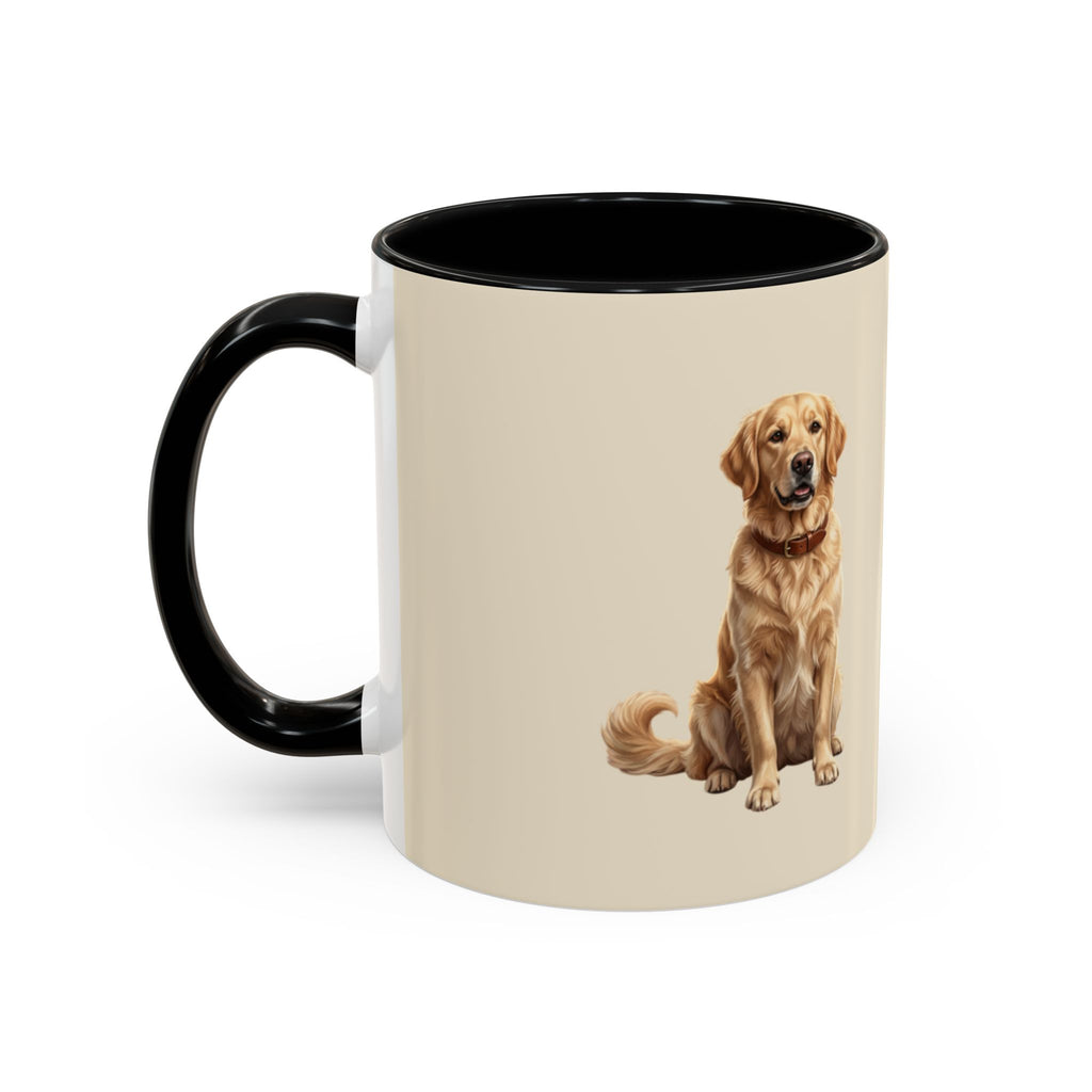 Personalized Golden Retriever Mug | Custom Name & Message Dog Mom Dad Coffee Mug