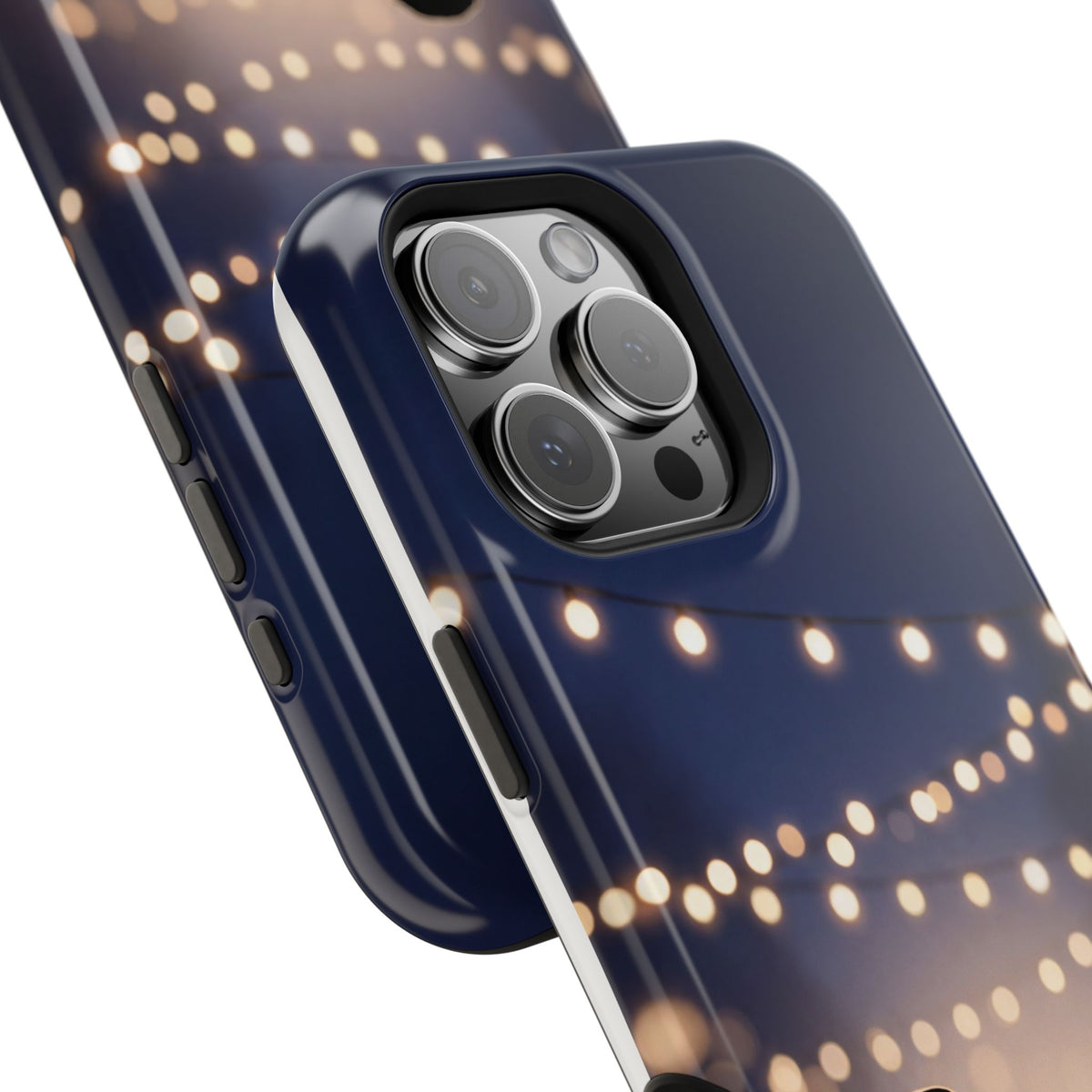 Personalized Dachshund Fairy Lights Phone Case — Wireless Charging Cover