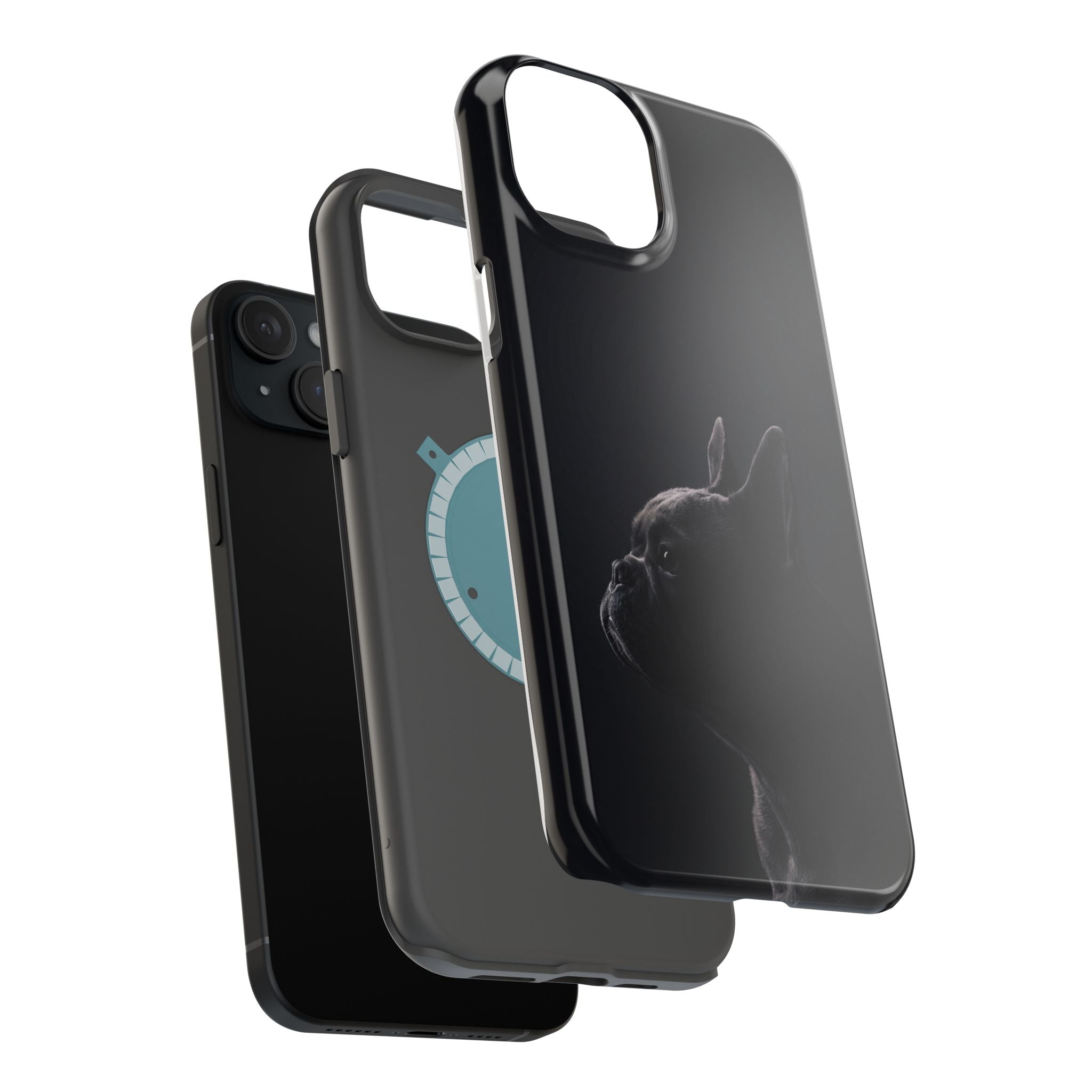 French Bulldog Phone Case — Impact-Resistant Wireless Charging Cover