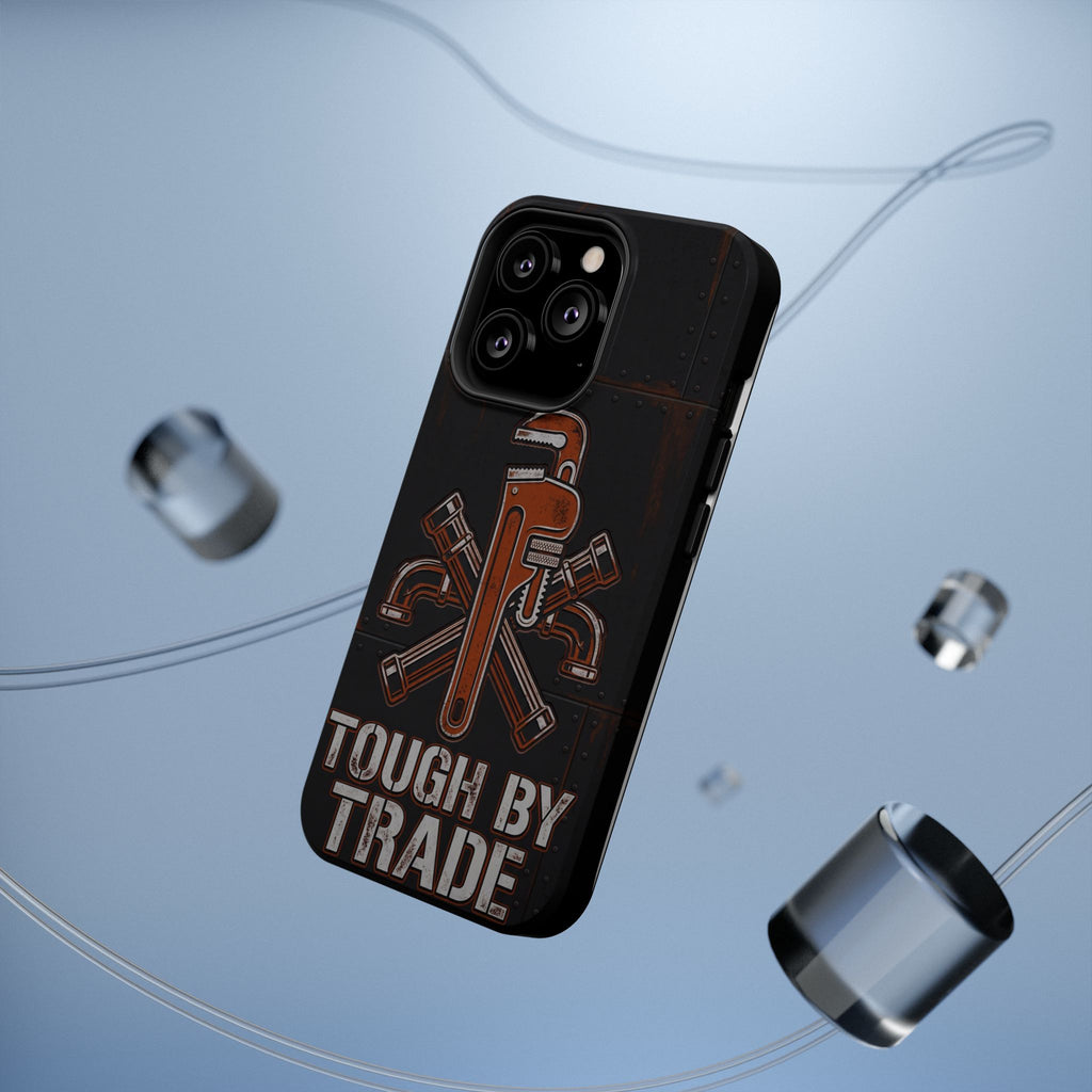 Tough By Trade Phone Case — Crossed Wrenches Wireless Charging Cover