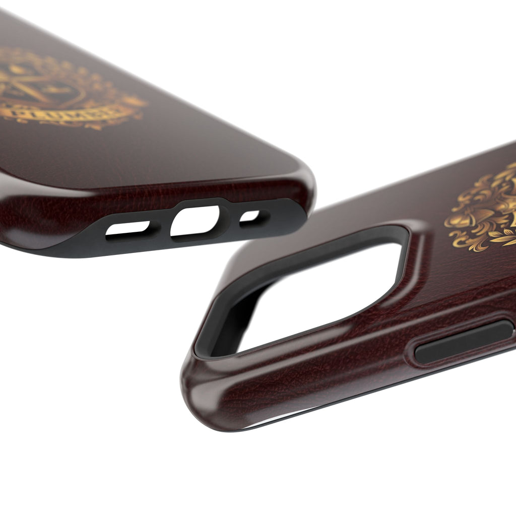 Plumber Crest Phone Case — Heraldic Shield Design Wireless Charging Cover