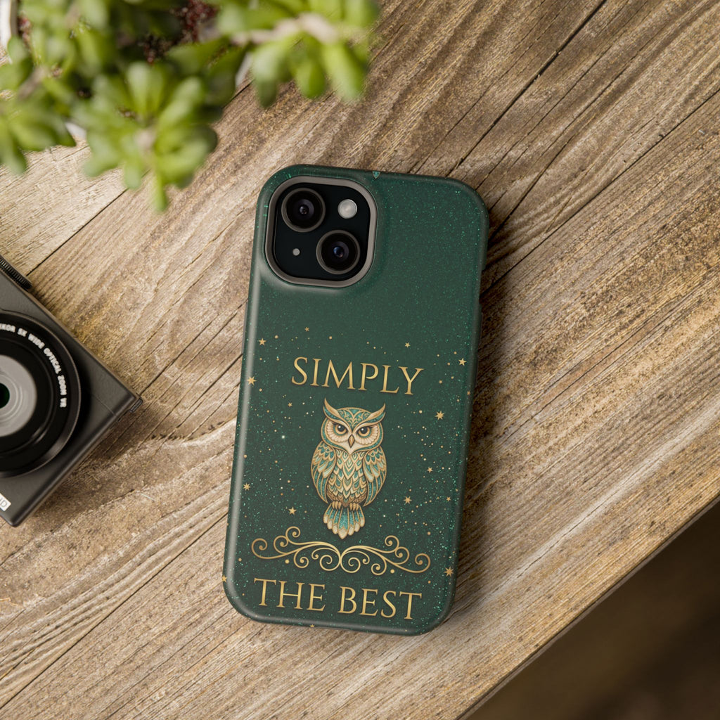 Simply The Best Wise Owl Phone Case — Wireless Charging Cover