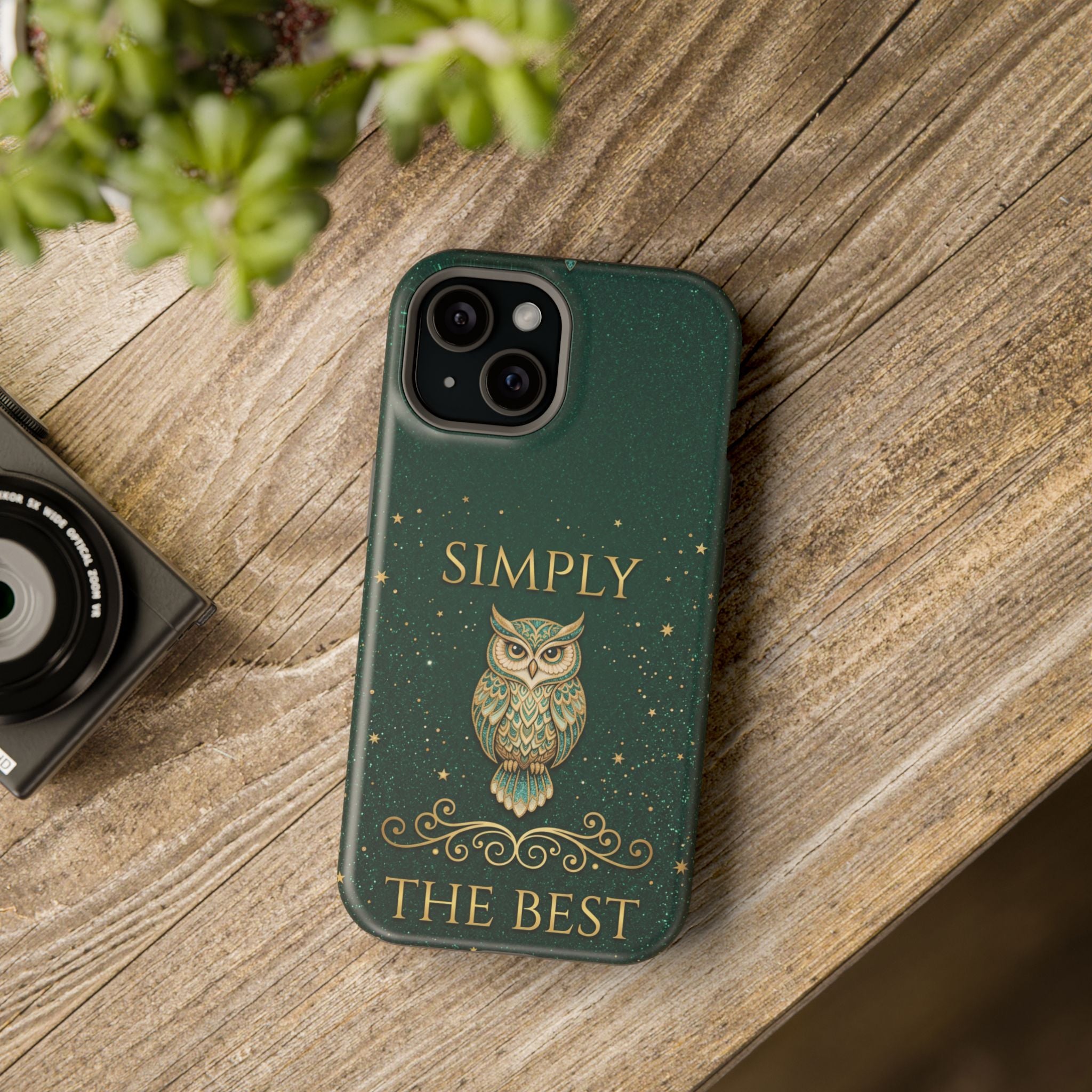 Simply The Best Wise Owl Phone Case — Wireless Charging Cover