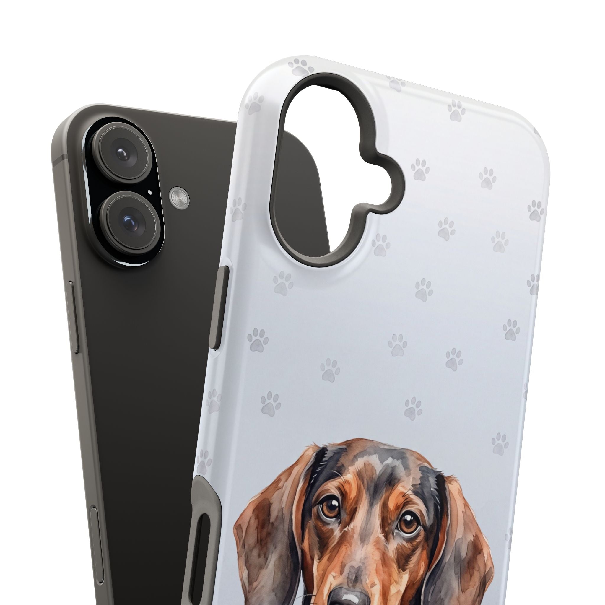 Dachshund Phone Case — Impact-Resistant Wireless Charging Cover