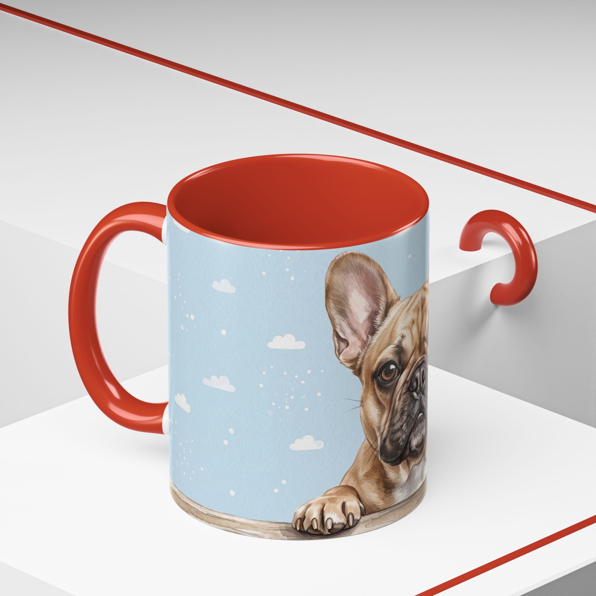 Cute Frenchie Mug | French Bulldog Lover Gift | Dog Coffee Mug