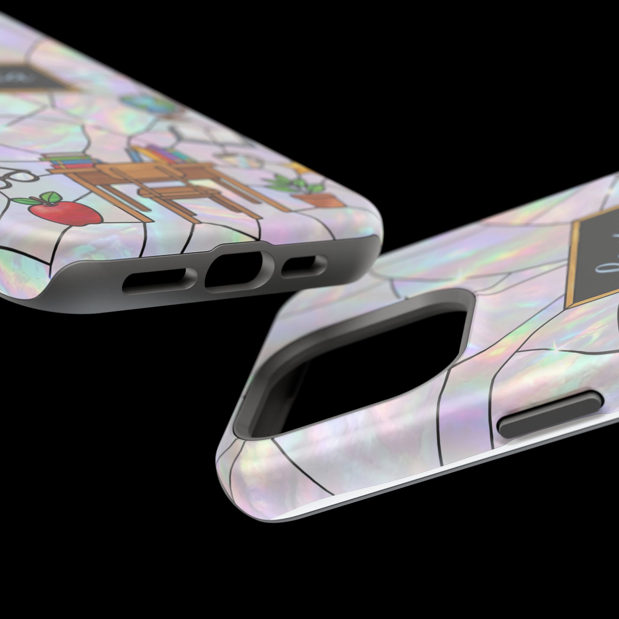 Personalized Teacher Phone Case — Impact-Resistant Wireless Charging Cover