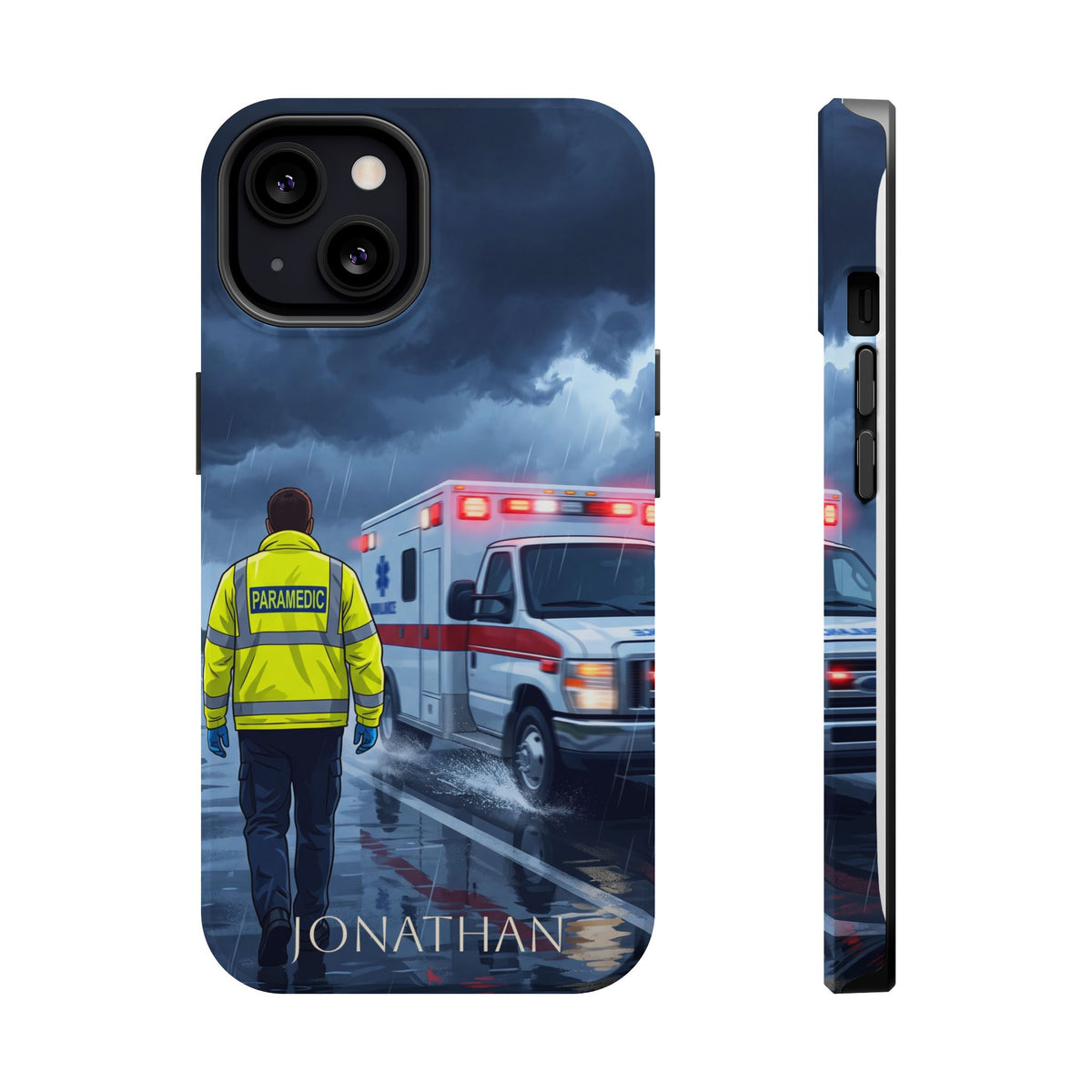 Personalized EMS Storm Phone Case — Wireless Charging Cover
