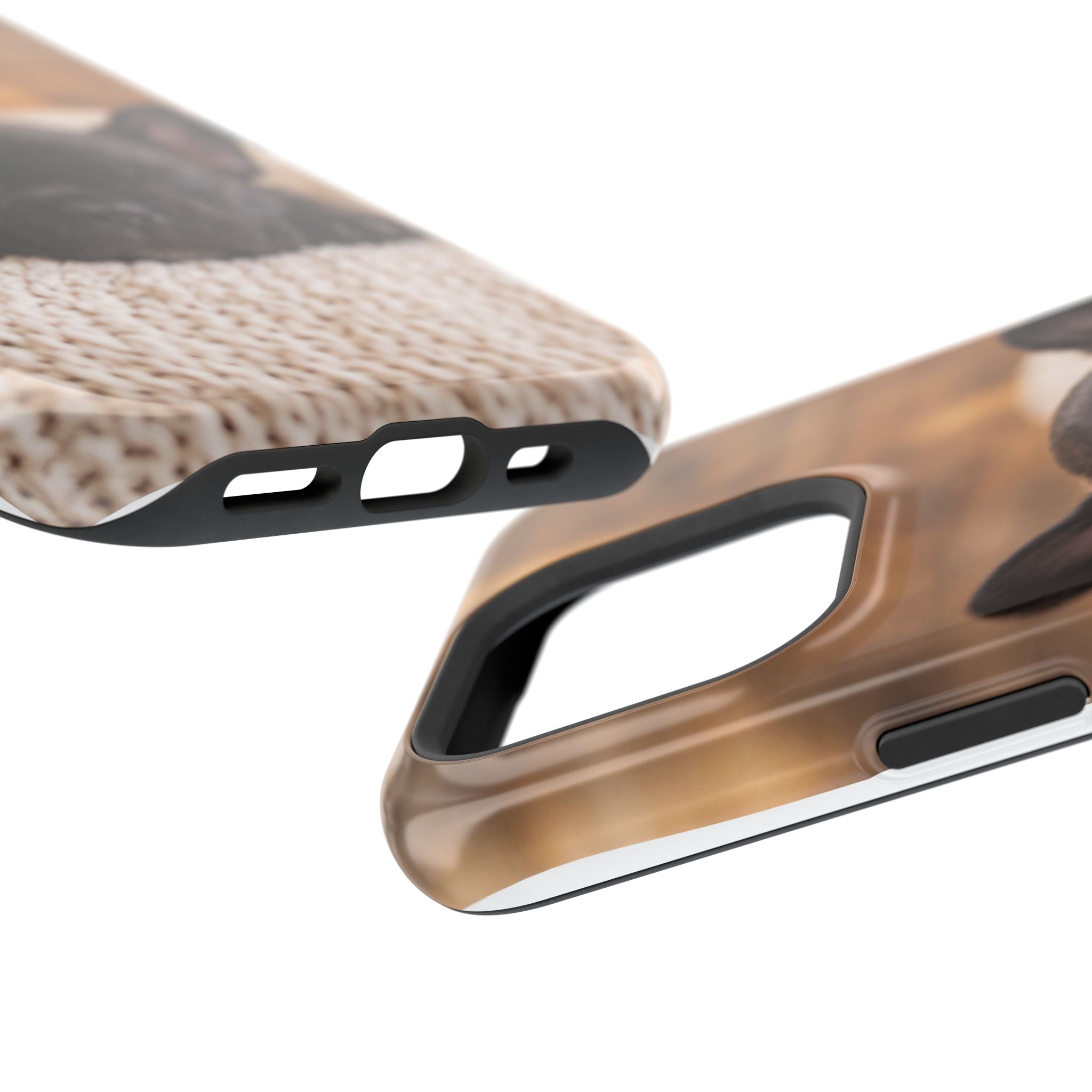 Sleepy French Bulldog Phone Case — Impact-Resistant Wireless Charging Cover