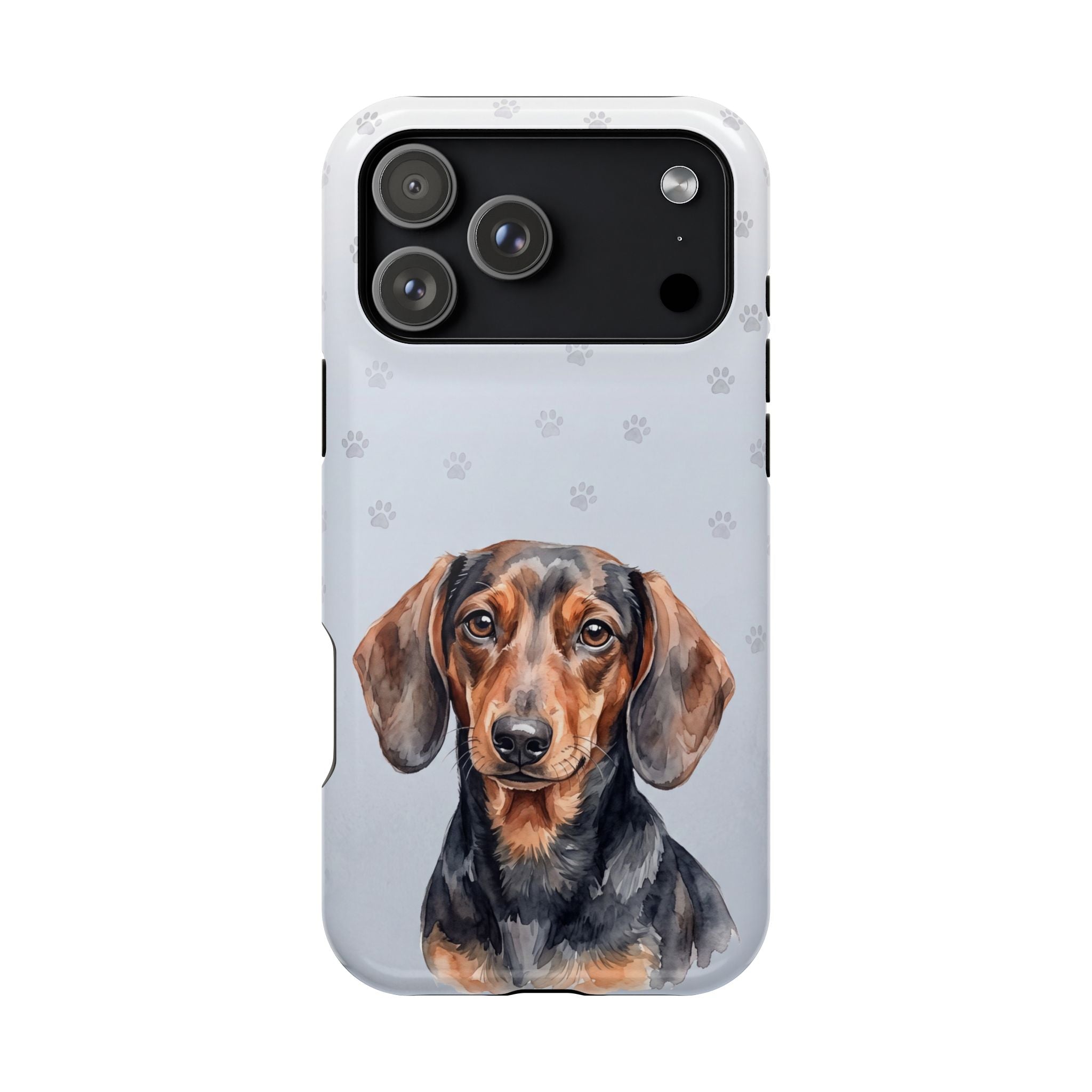 Dachshund Phone Case — Impact-Resistant Wireless Charging Cover