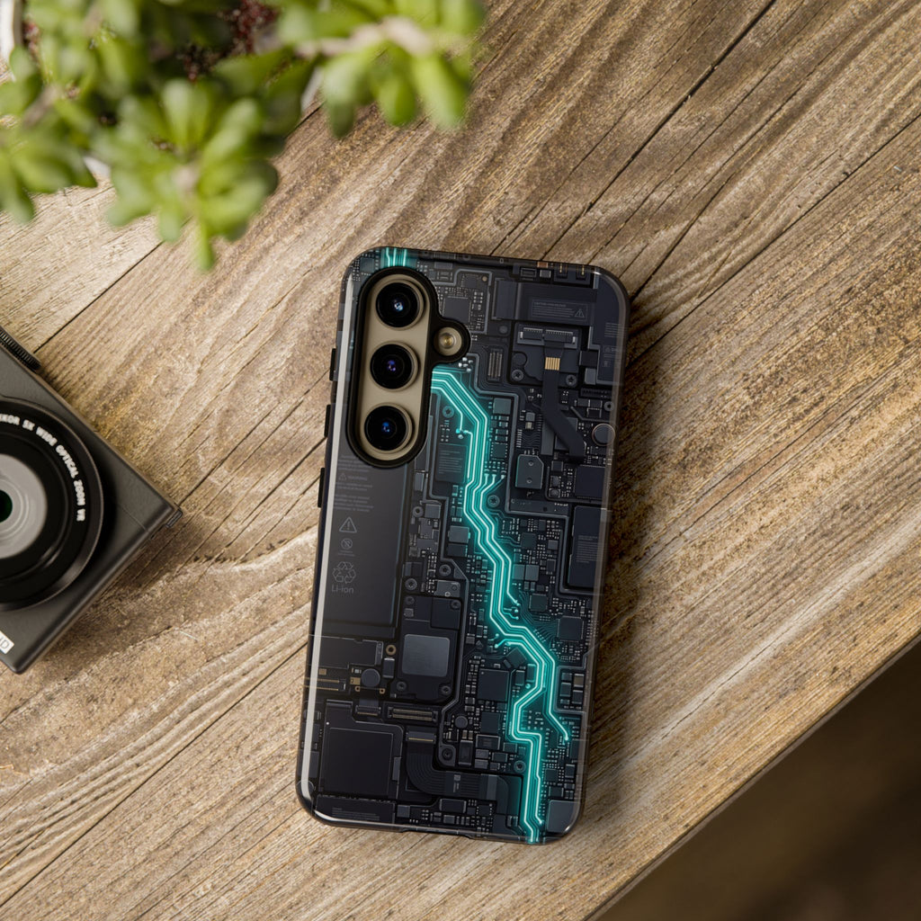 Electrician Cyan Circuit Phone Case - Samsung & iPhone Series