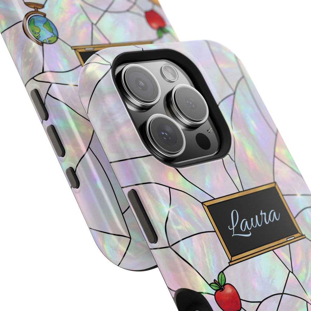 Personalized Teacher Phone Case — Impact-Resistant Wireless Charging Cover