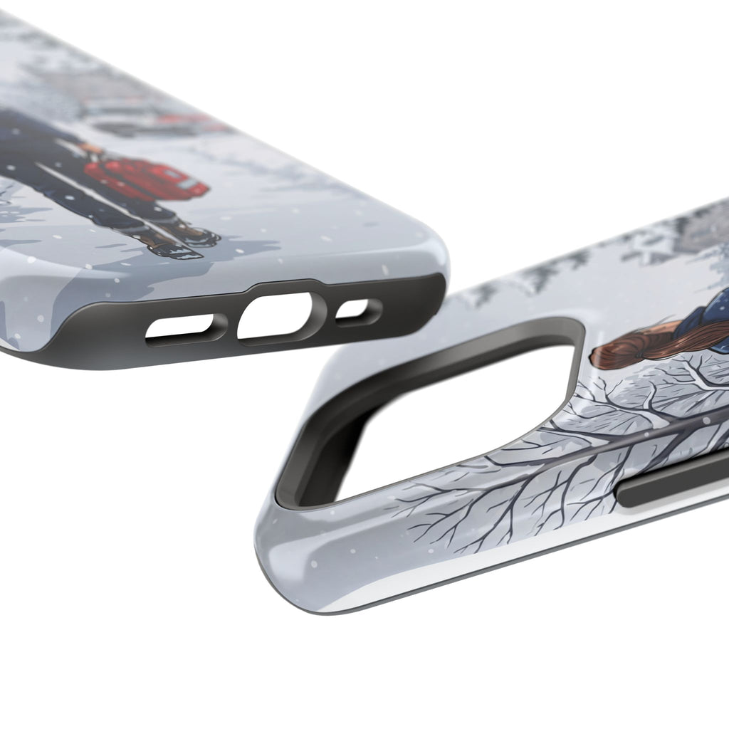 Paramedic/EMT Winter Phone Case — Magnetic Wireless Charging Cover