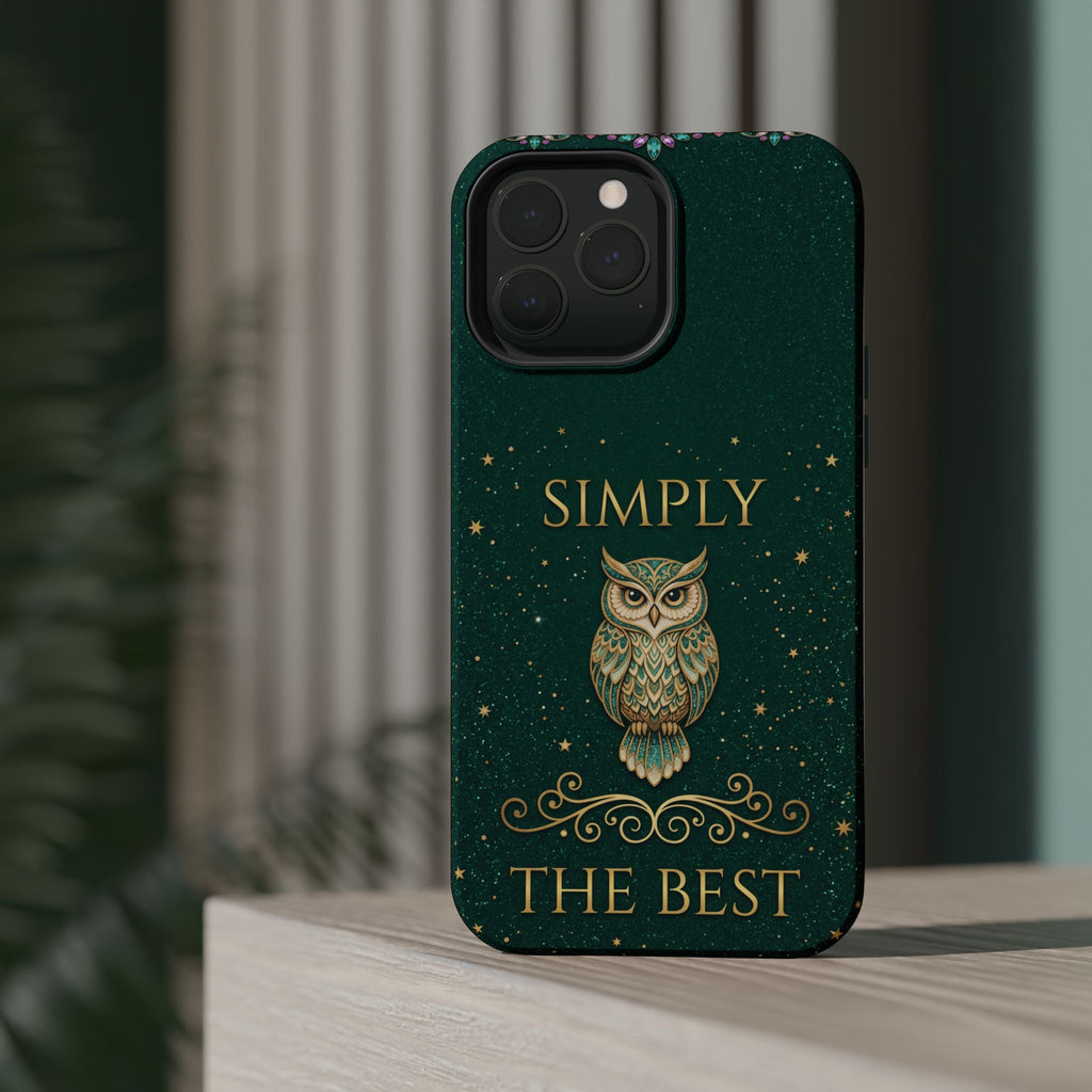 Simply The Best Wise Owl Phone Case — Wireless Charging Cover