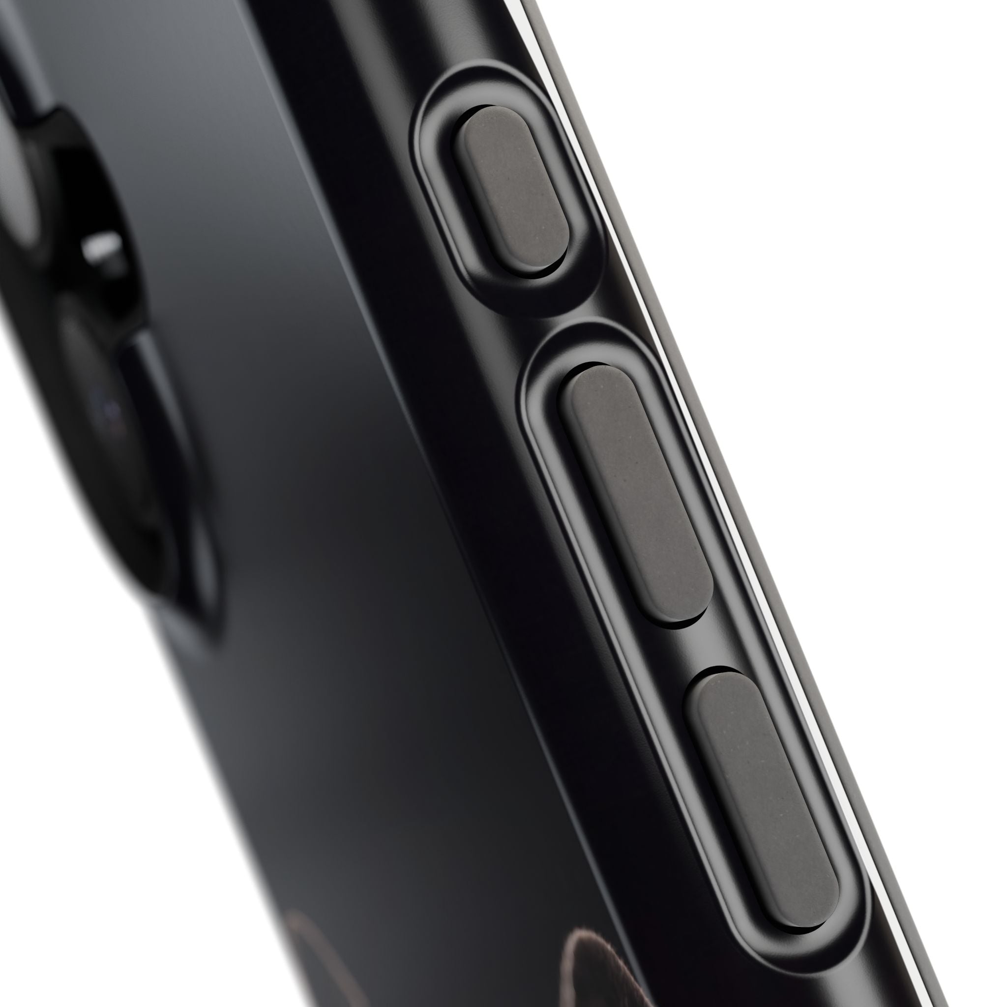Black French Bulldog Phone Case — Impact-Resistant Wireless Charging Cover