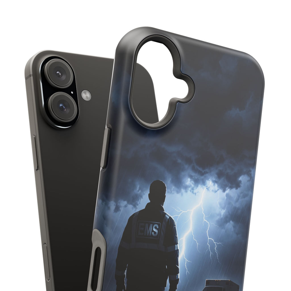 Personalized Lightning Storm EMS Phone Case — Wireless Charging Cover