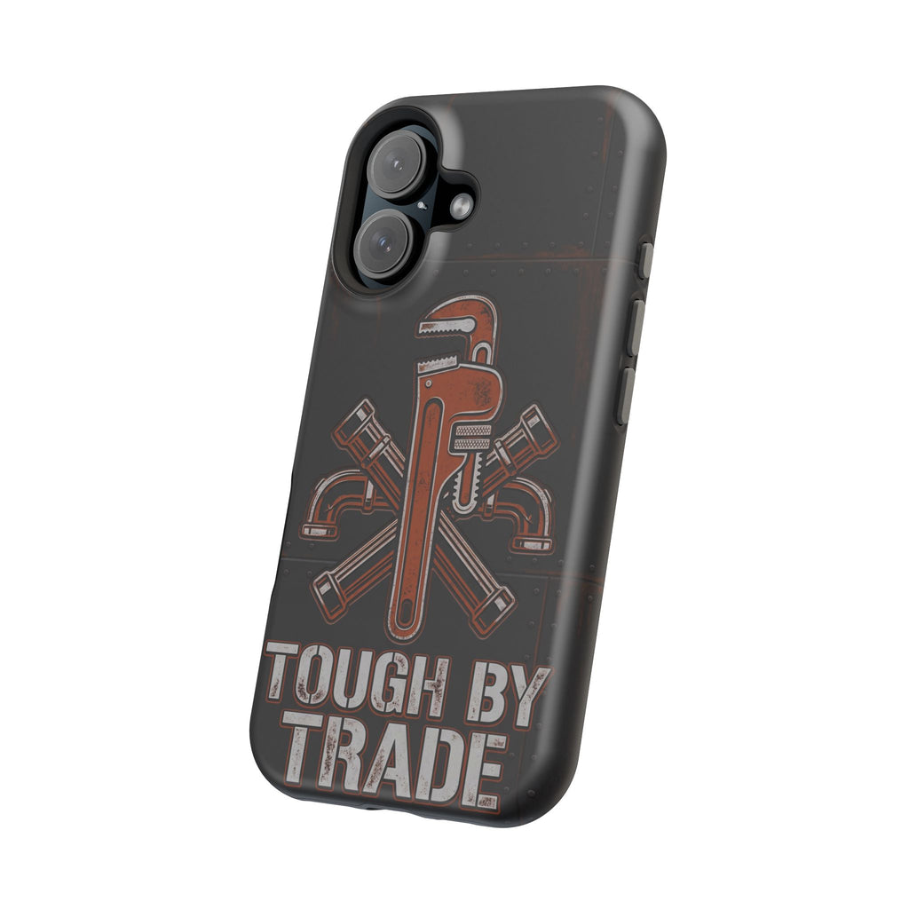 Tough By Trade Phone Case — Crossed Wrenches Wireless Charging Cover