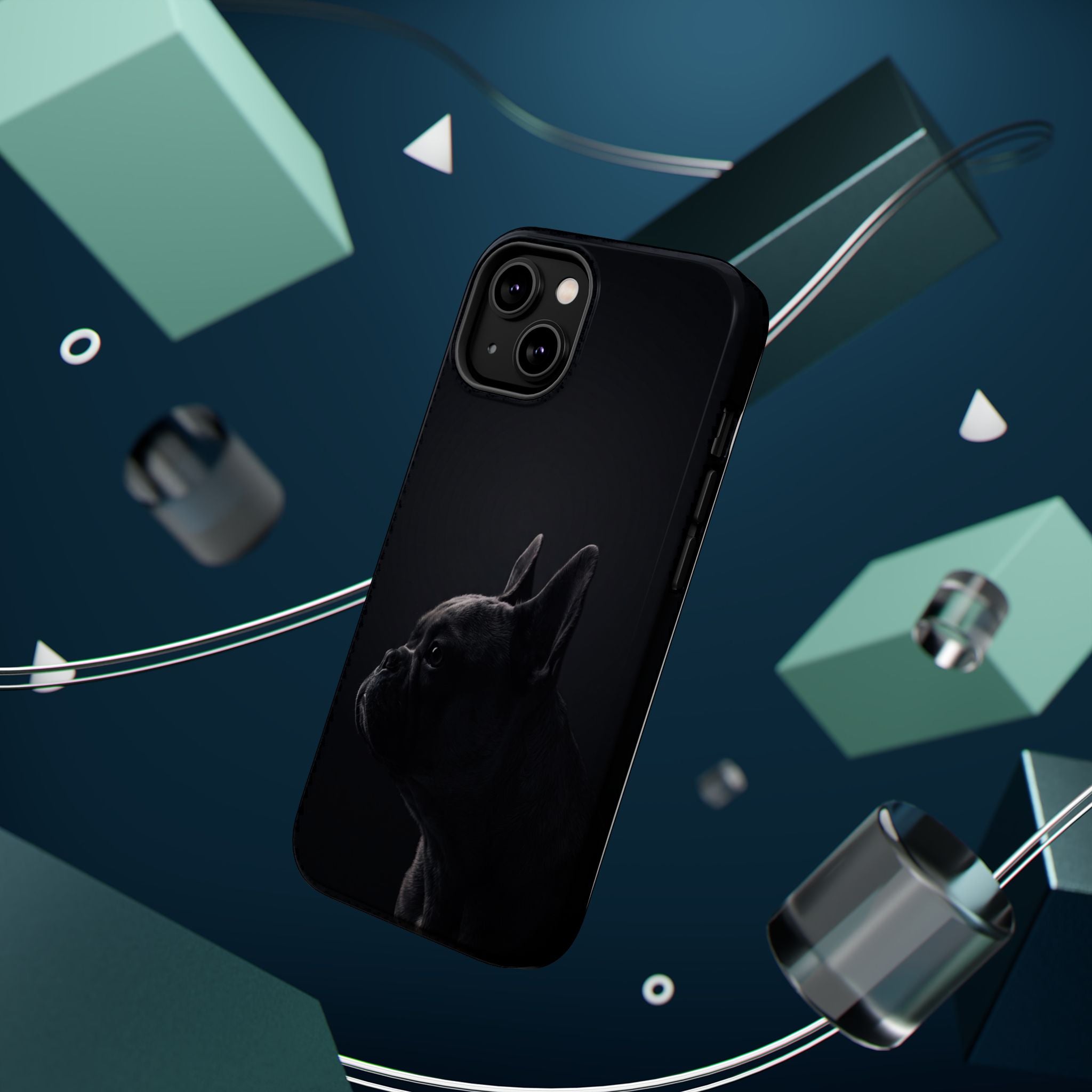 French Bulldog Phone Case — Impact-Resistant Wireless Charging Cover