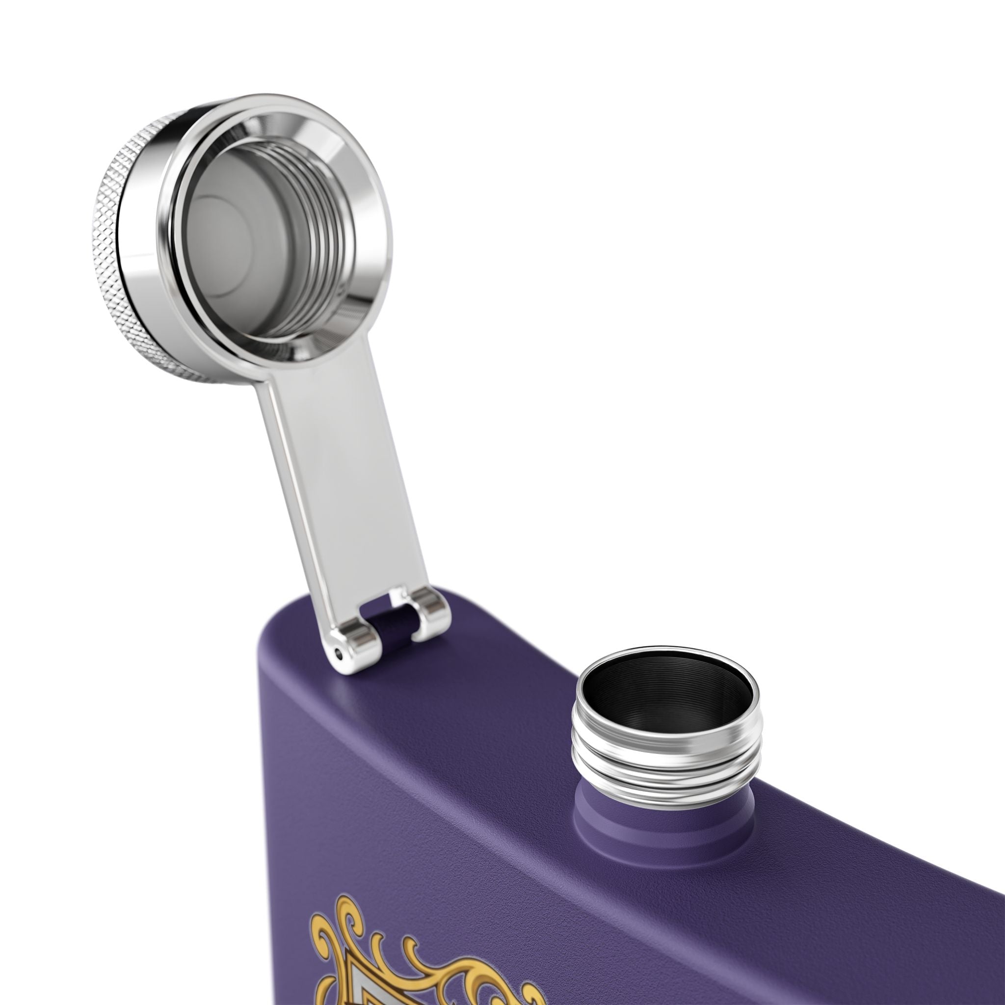 Flask — Foreman: Leads the Crew, Owns the Job" 6oz Stainless Steel Hip Flask