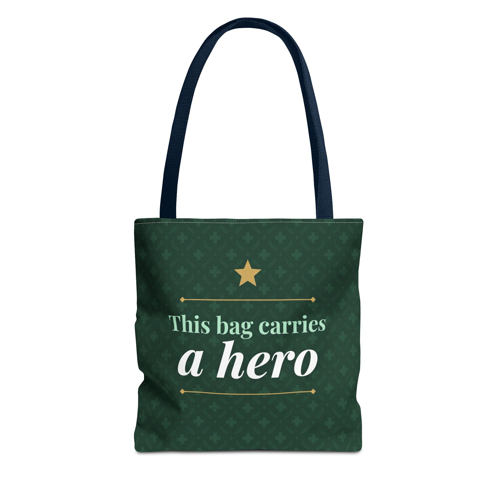 This Bag Carries a Hero Tote | Nurse Gift Tote Bag | Essential Worker Appreciation Gift | Premium Polyester Carry-All