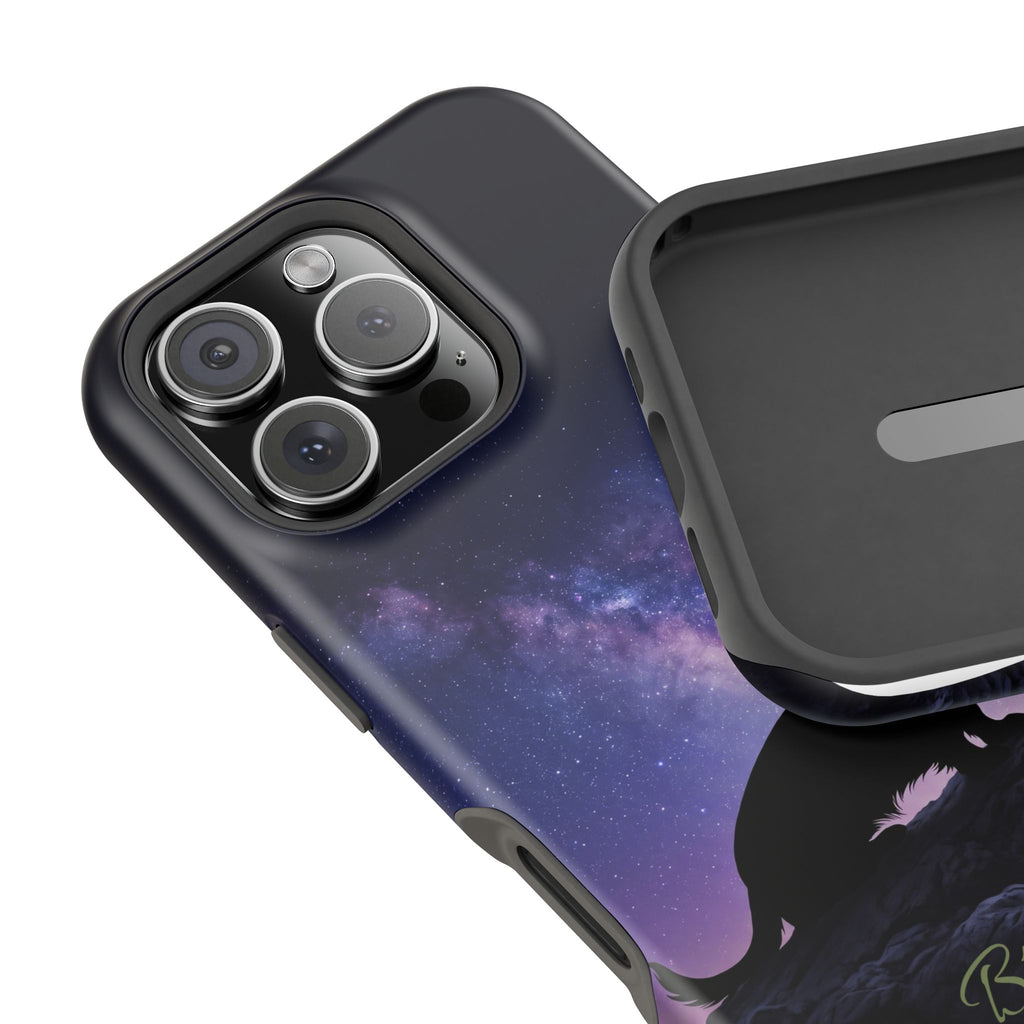 Personalized Dachshund Starry Night Phone Case — Wireless Charging Cover