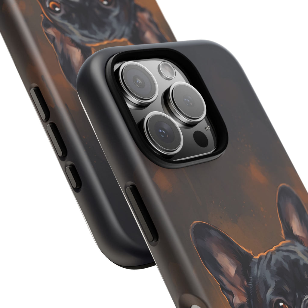 Moody French Bulldog Portrait Phone Case | Dramatic Studio Photography Style | iPhone & Samsung