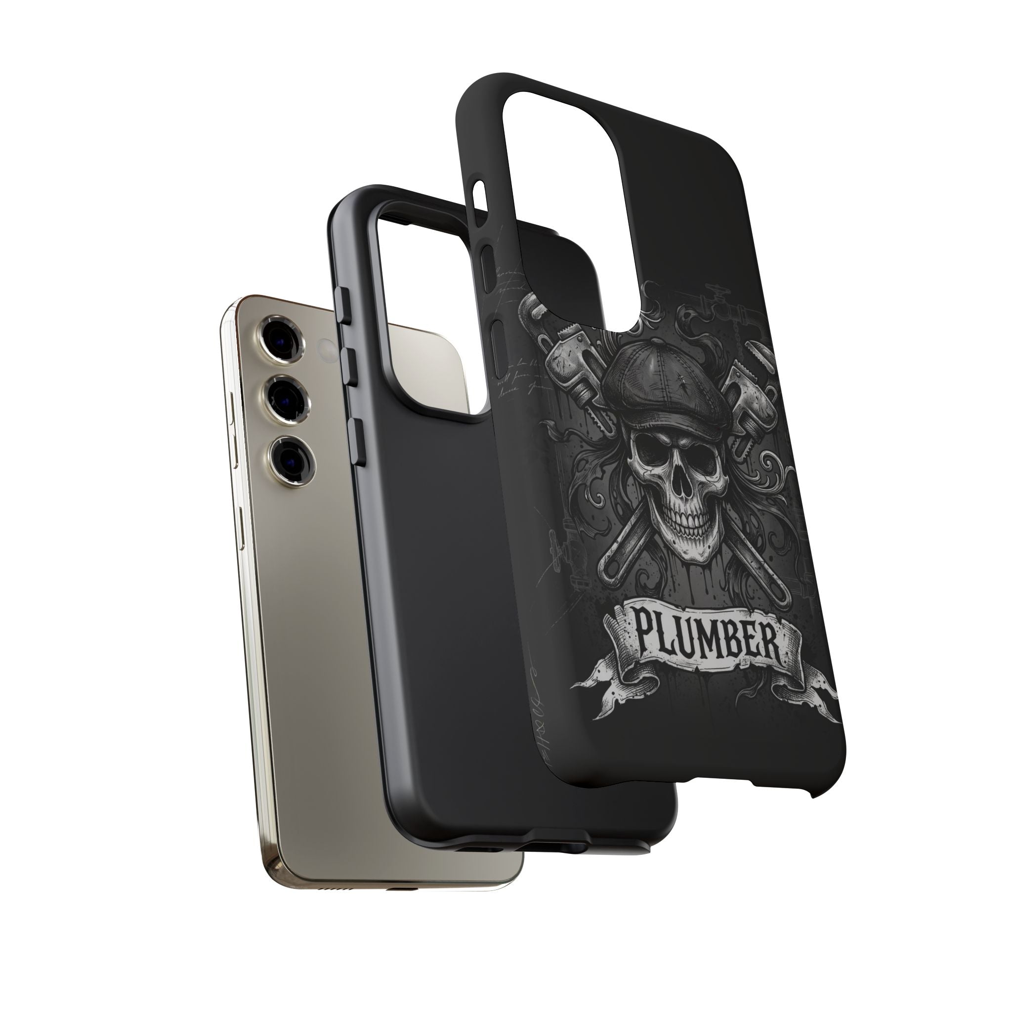 Gothic Skull Plumber Phone Case - Samsung & iPhone Series